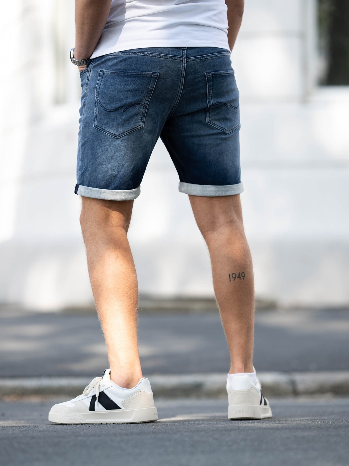Jack and Jones Rick Icon Shorts Blue Denim