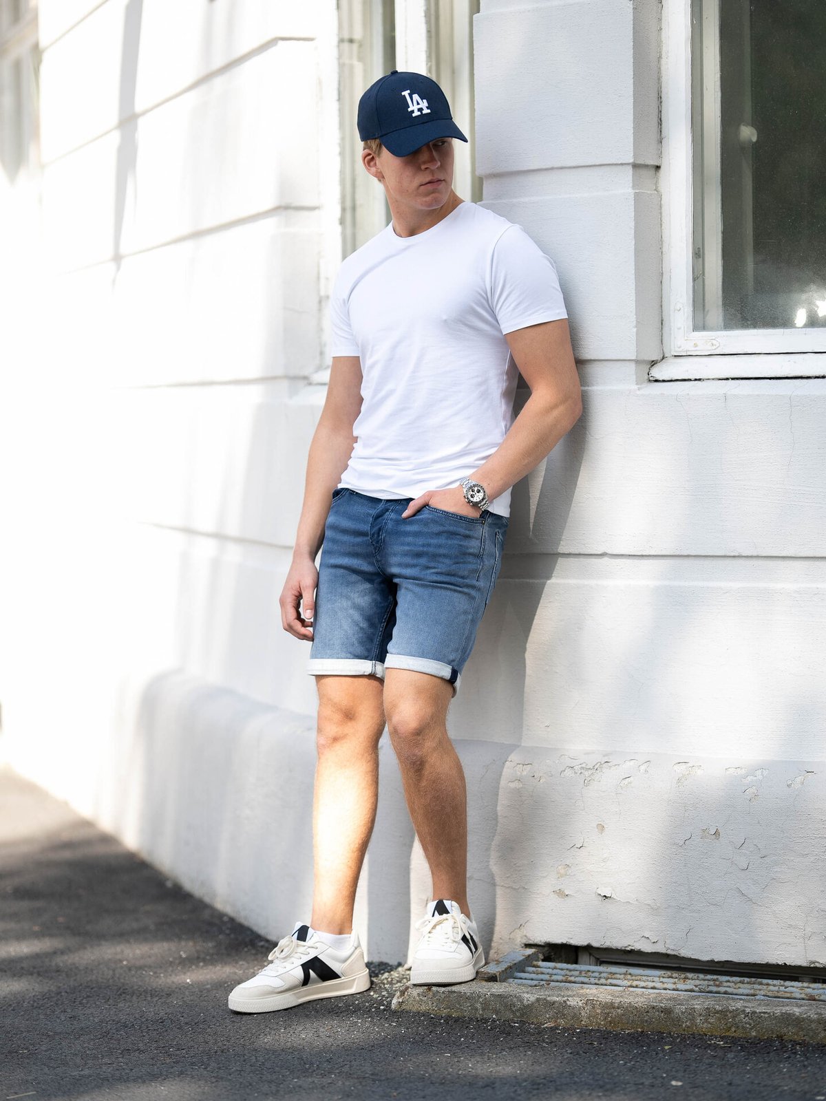 Jack and Jones Rick Icon Shorts Blue Denim