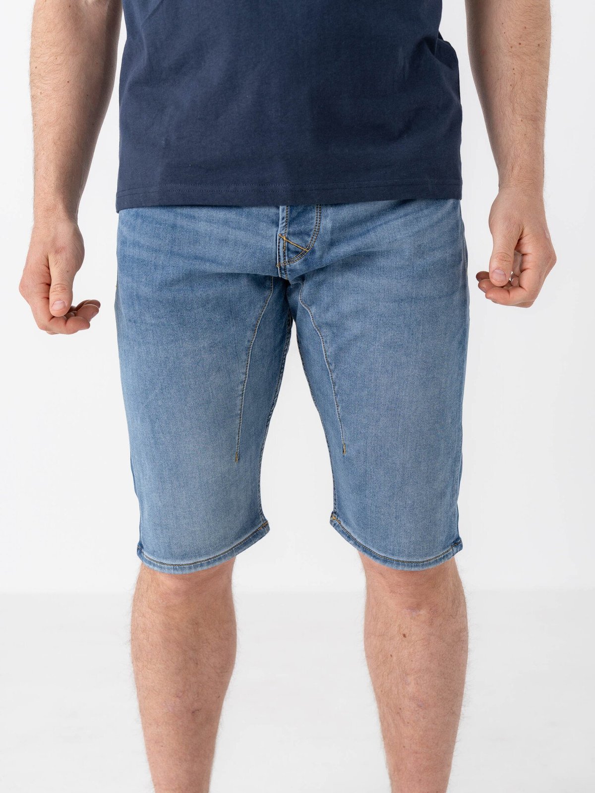 Jack and Jones Scale JJ Long Shorts Blue Denim