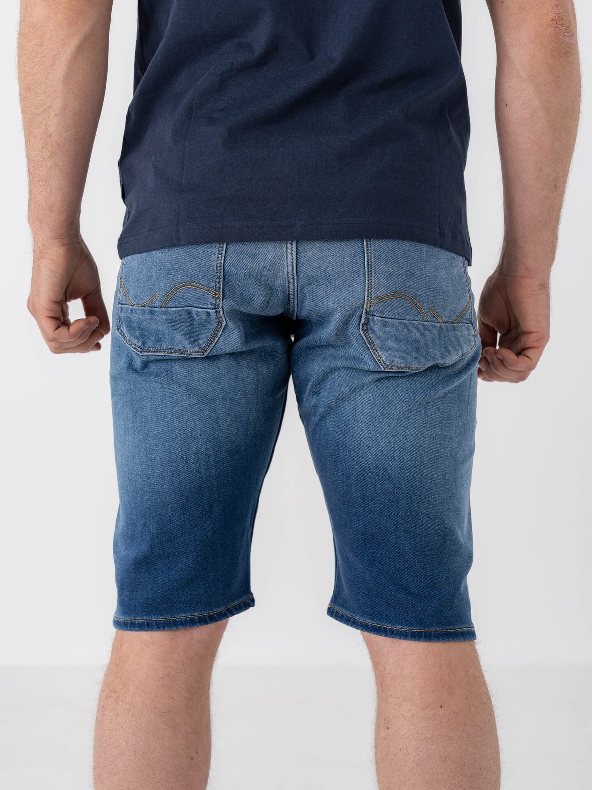Jack and Jones Scale JJ Long Shorts Blue Denim