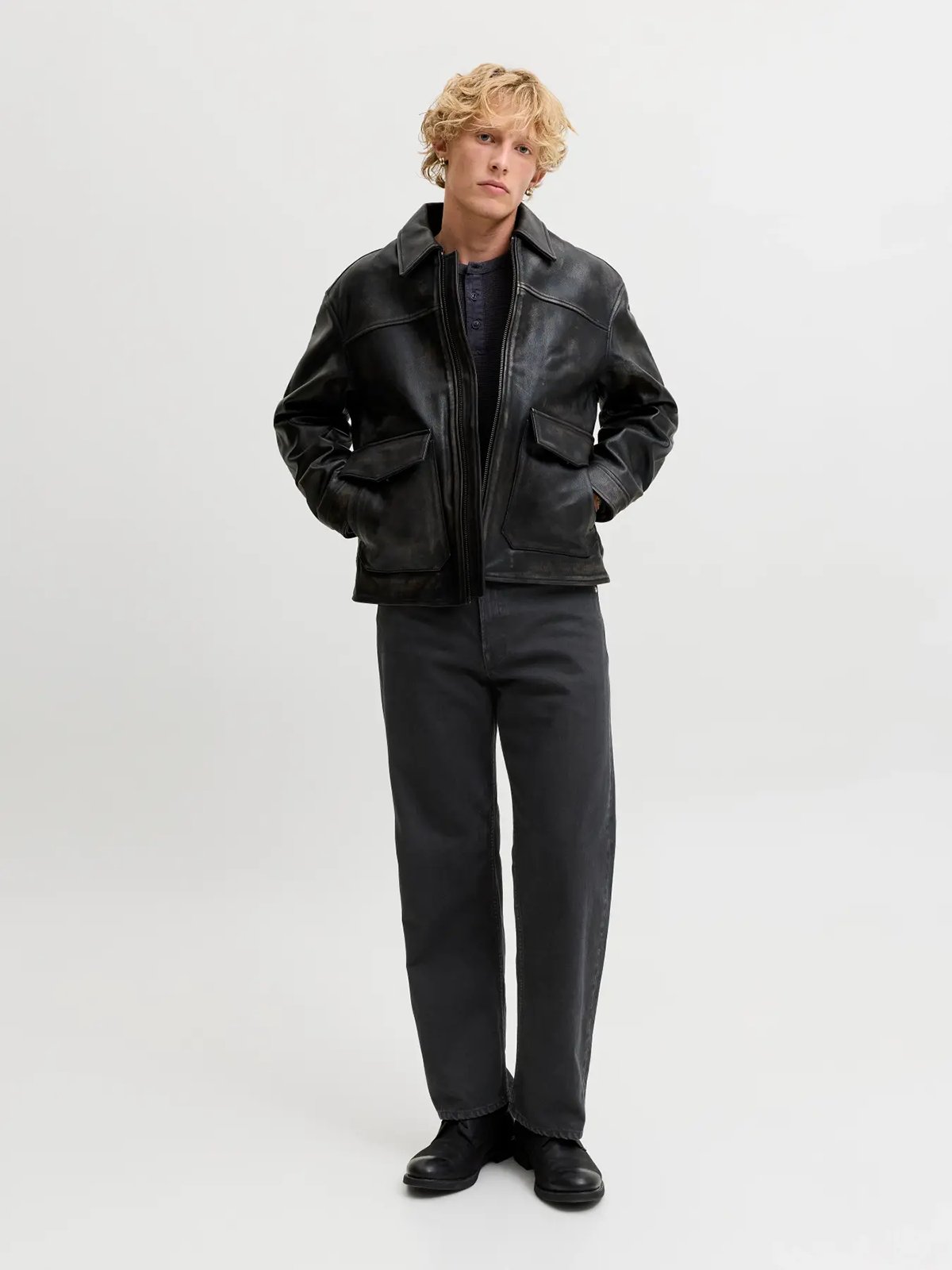 Jack and Jones Ted Original Jeans Black Denim