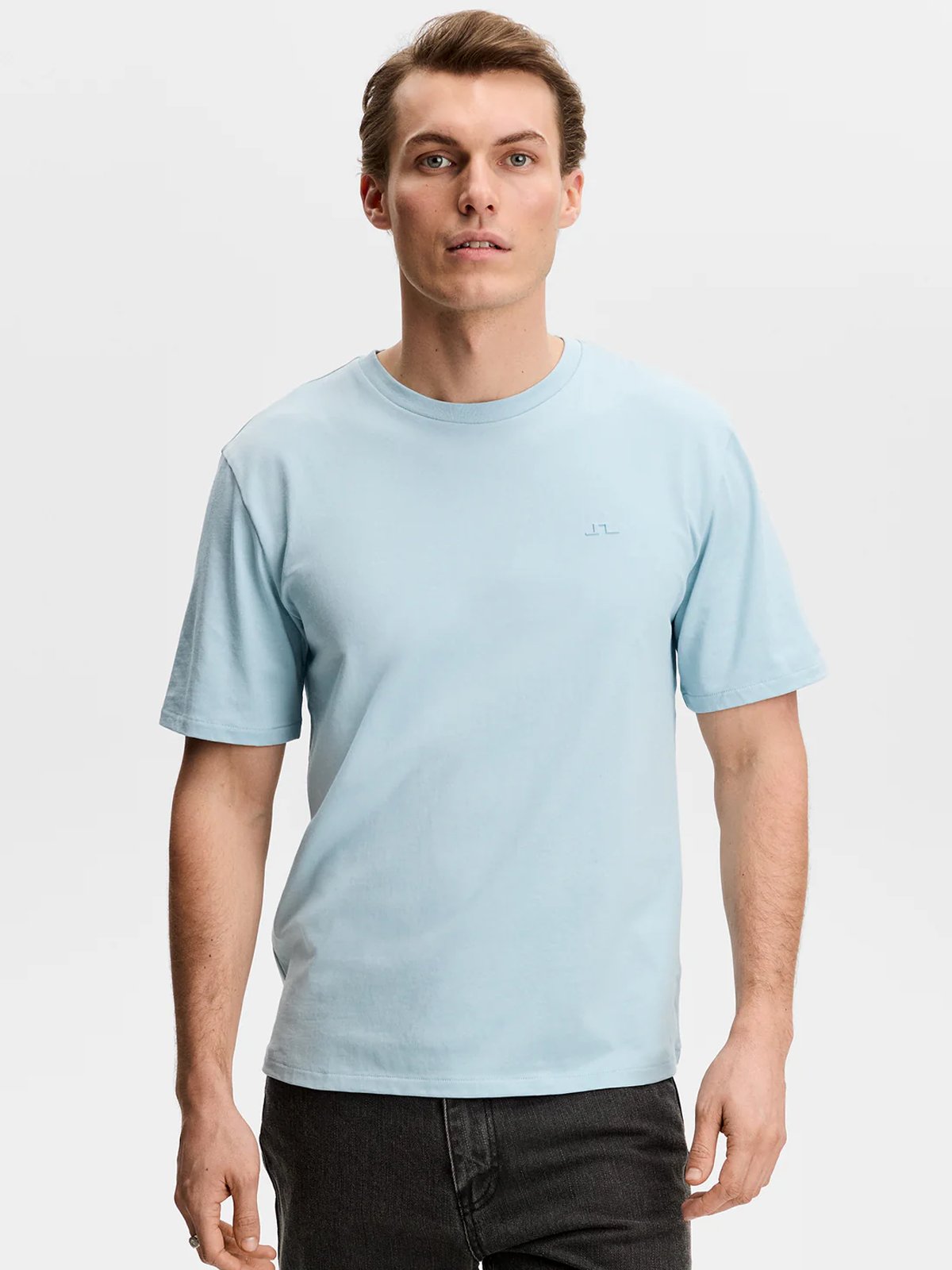 J.LINDEBERG Alpha T-shirt Forget-Me-Not