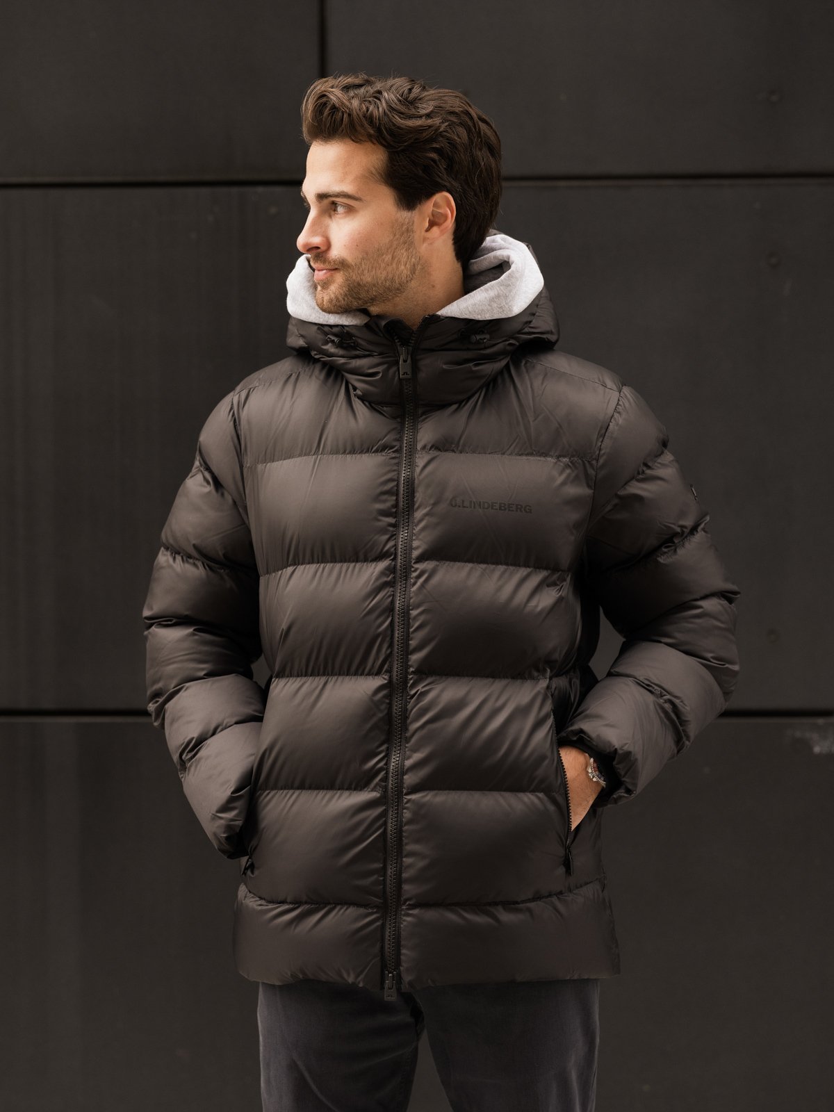 J.LINDEBERG Barek Padded Jacket Black