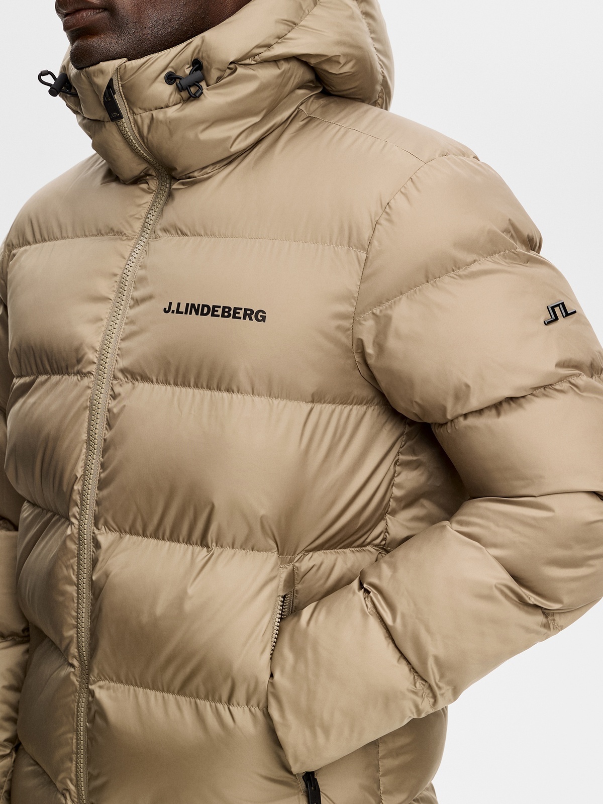 J.LINDEBERG Barek Padded Jacket Brindle