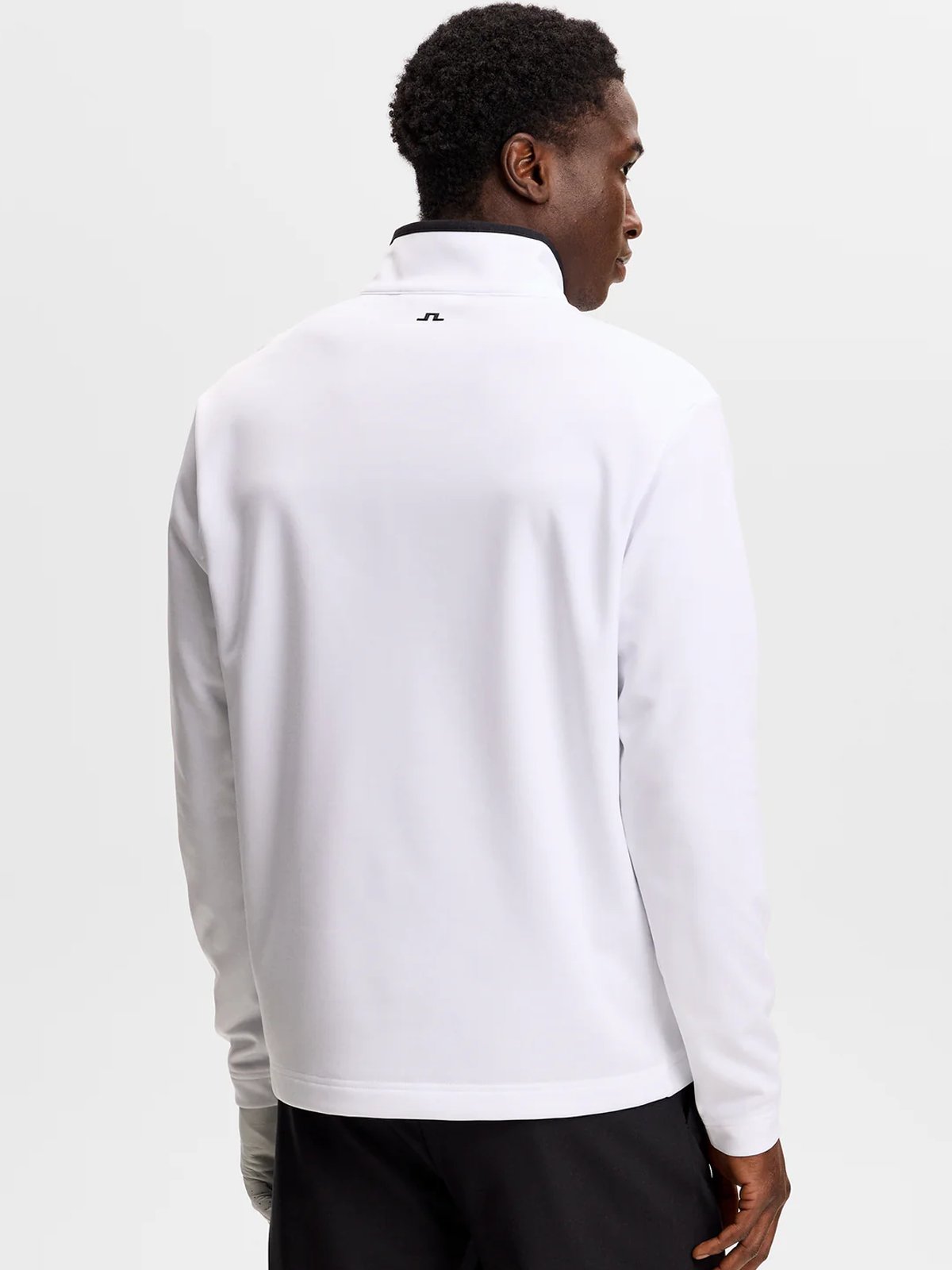 J.LINDEBERG Clide Quarter Zip Mid Layer White