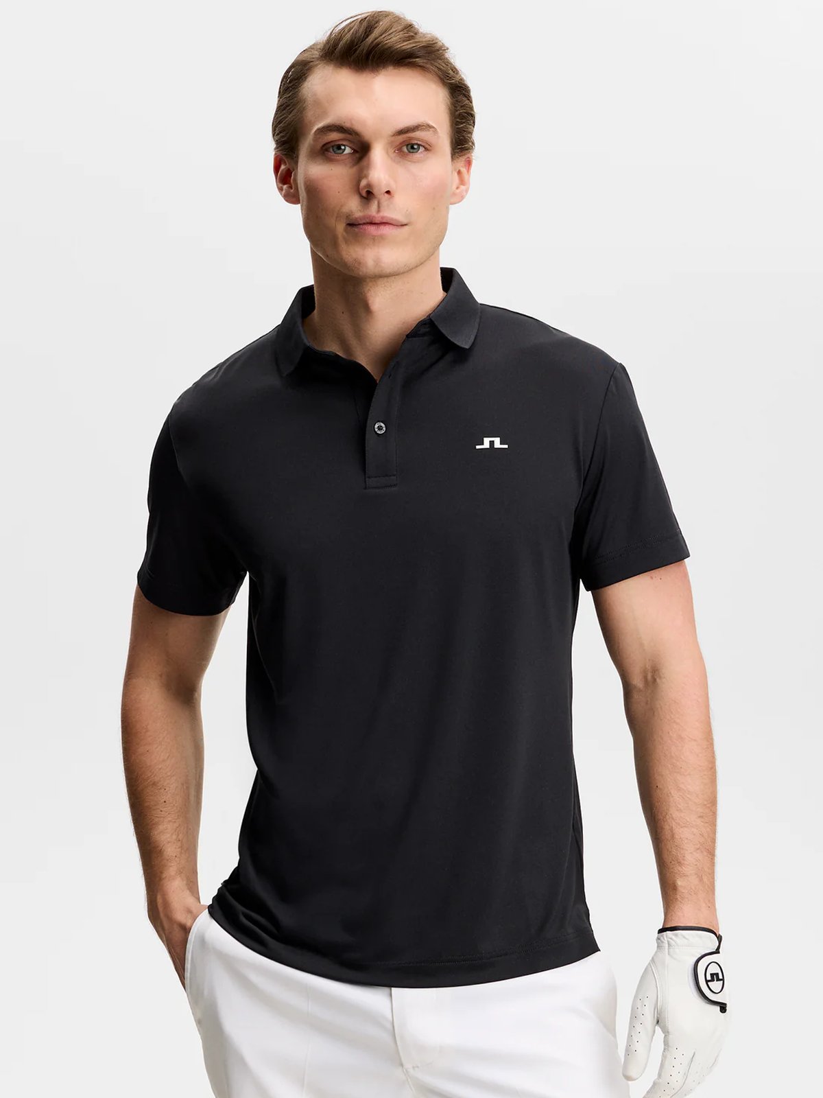 J.LINDEBERG Bridge Polo Black