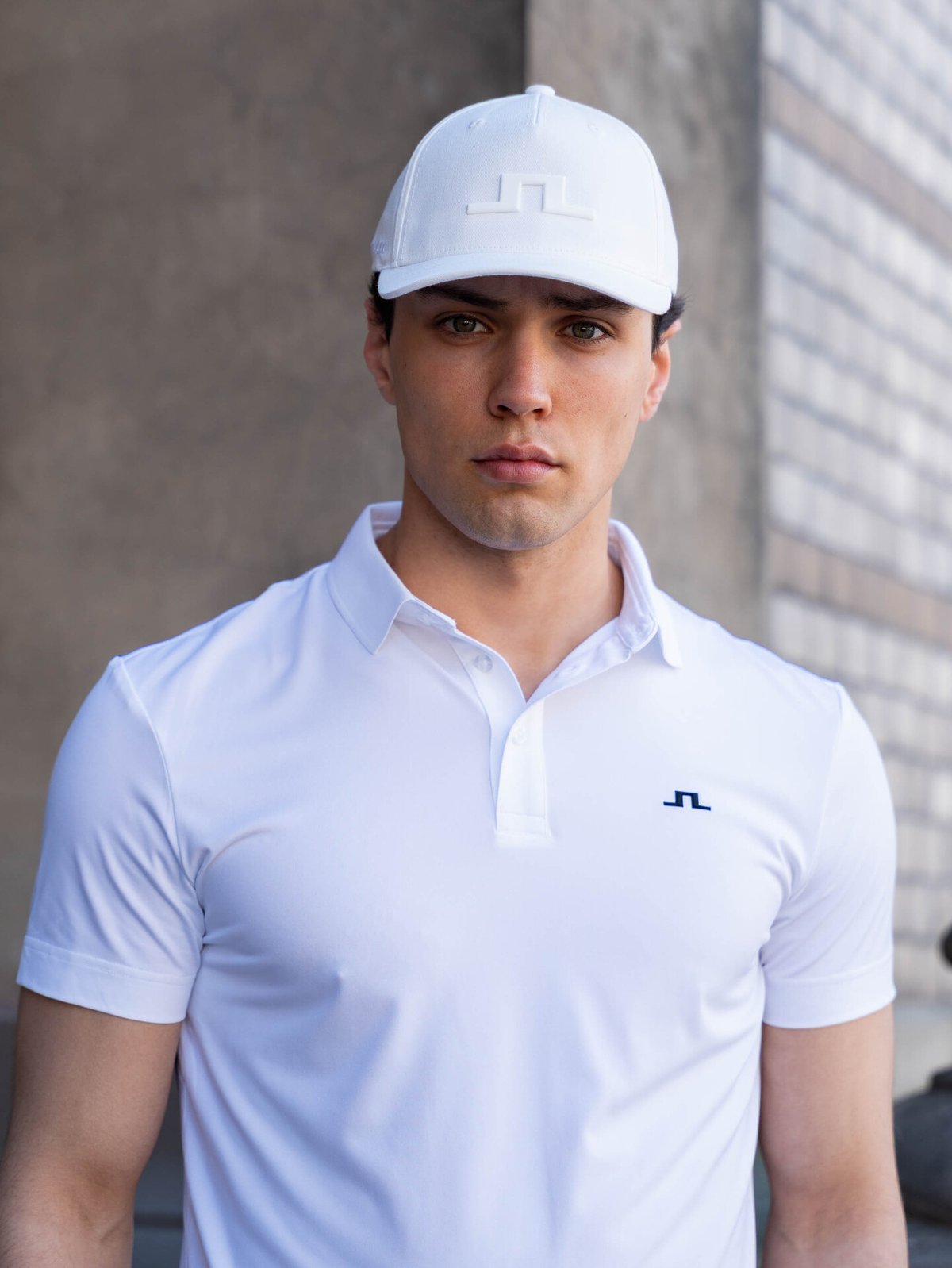 J.LINDEBERG Heath Cap White
