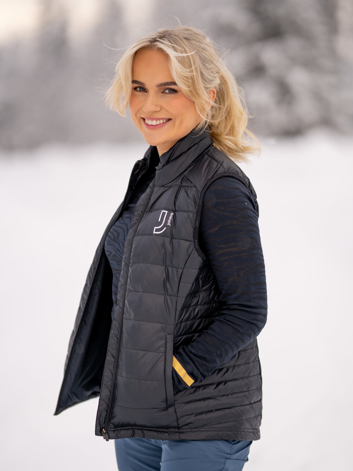 Johaug Radiate Down Vest TBLCK