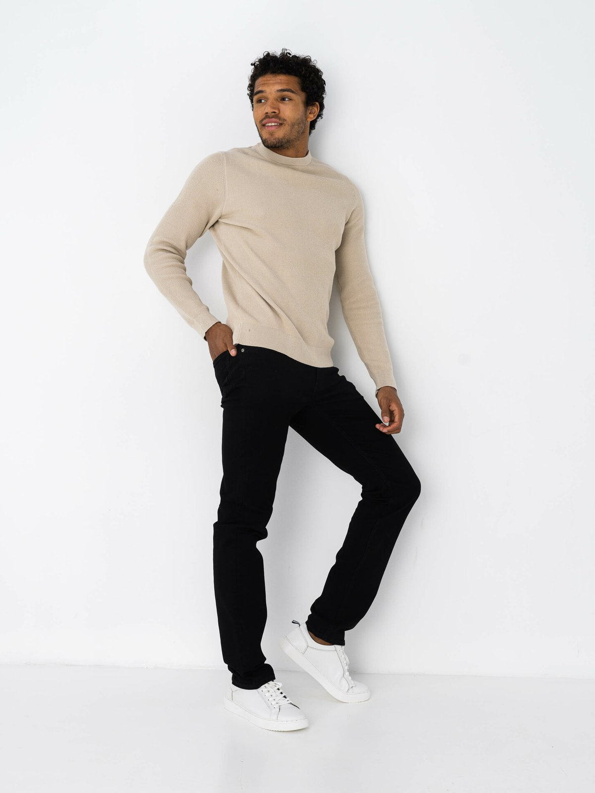 Lee Daren Zip Fly Clean Black