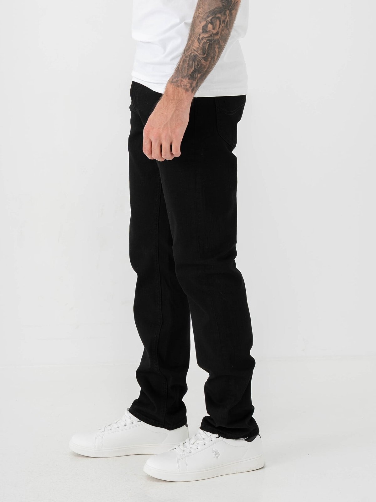 Lee Daren Zip Fly Clean Black