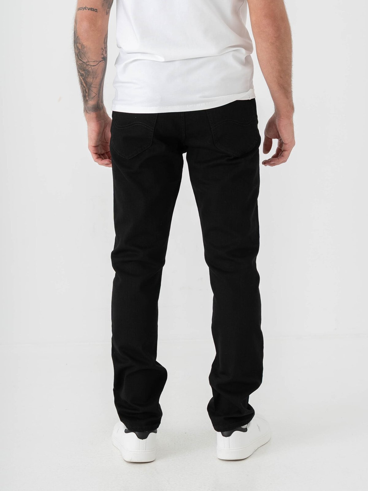 Lee Daren Zip Fly Clean Black