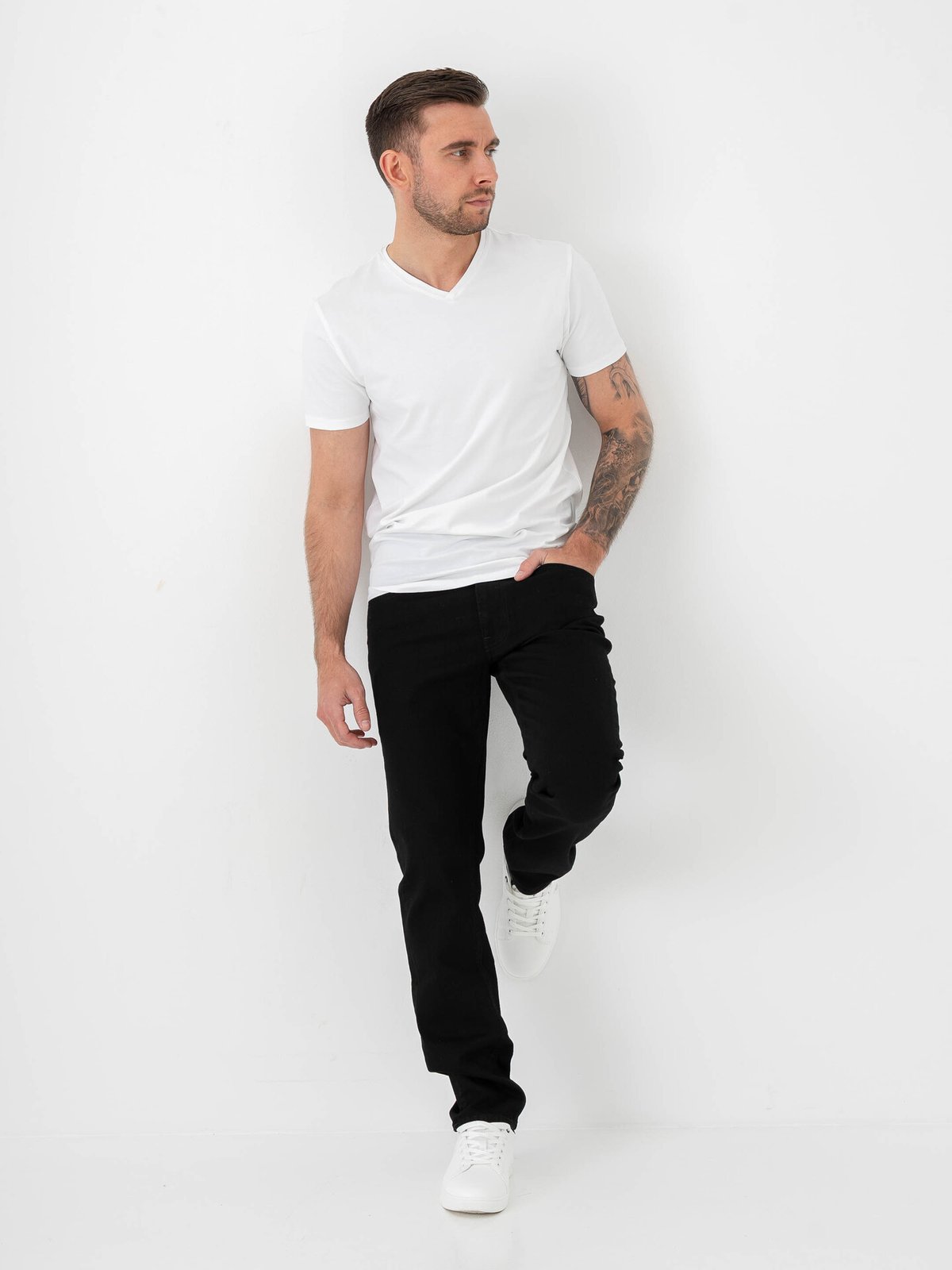 Lee Daren Zip Fly Clean Black