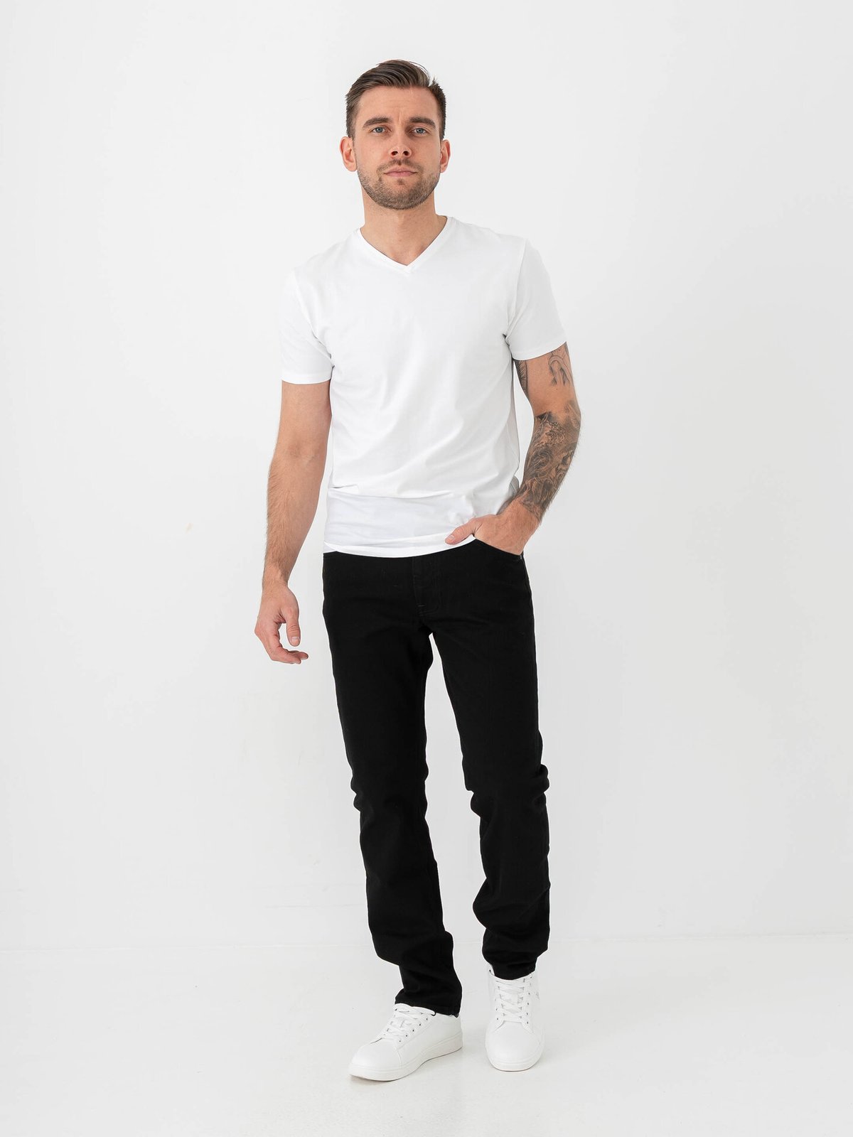 Lee Daren Zip Fly Clean Black