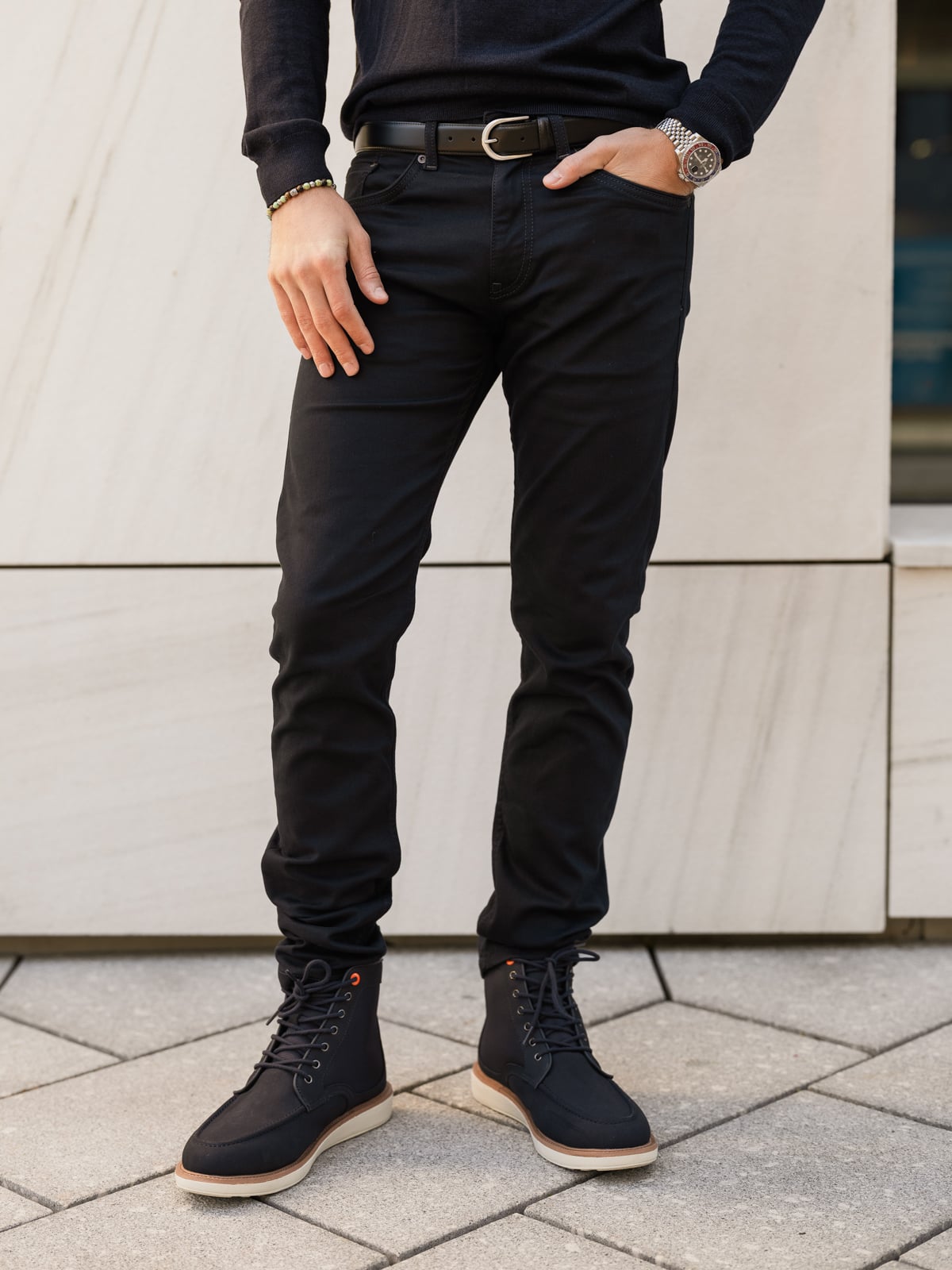 Lee Daren Zip Fly Clean Black