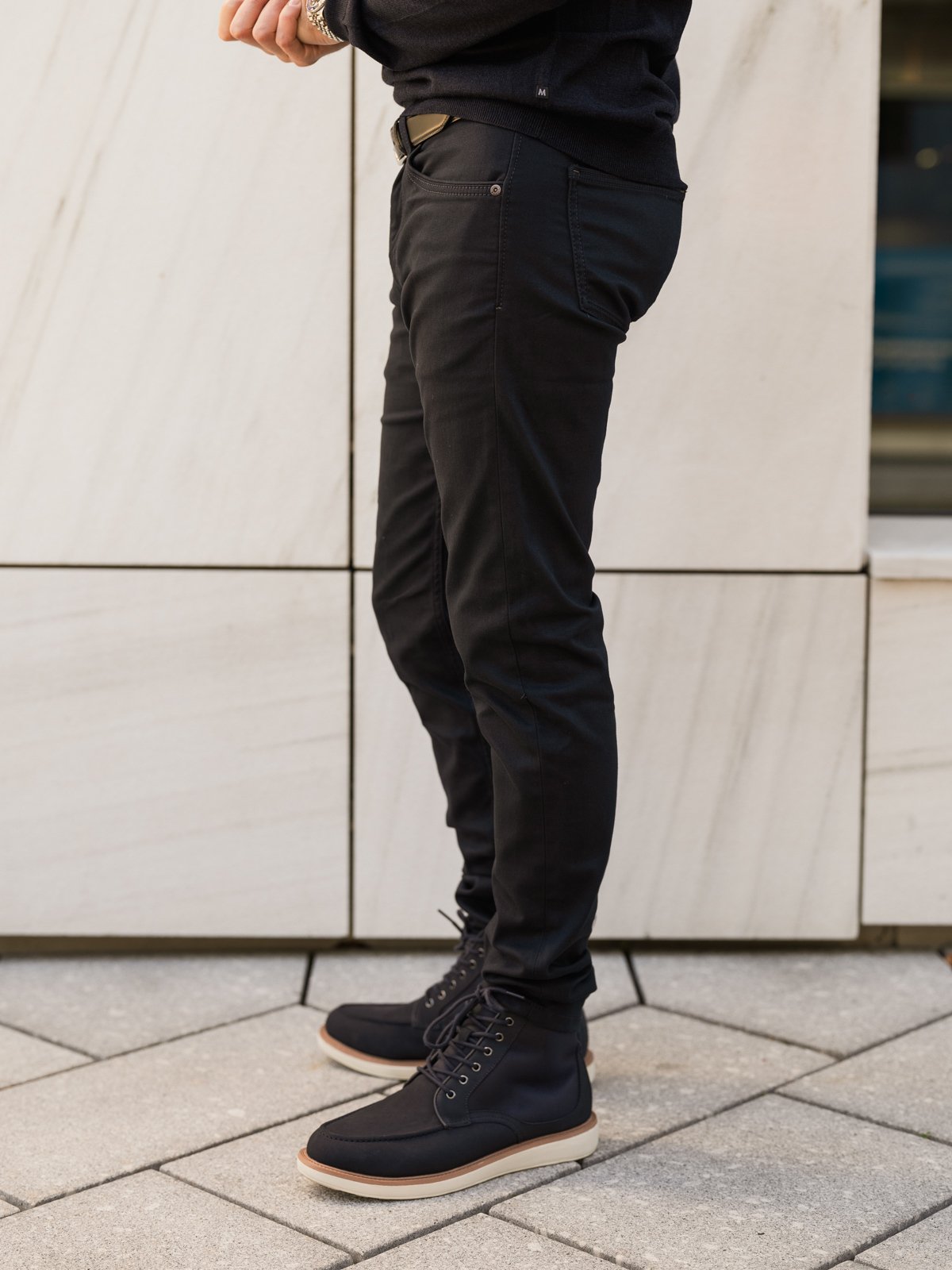 Lee Daren Zip Fly Clean Black