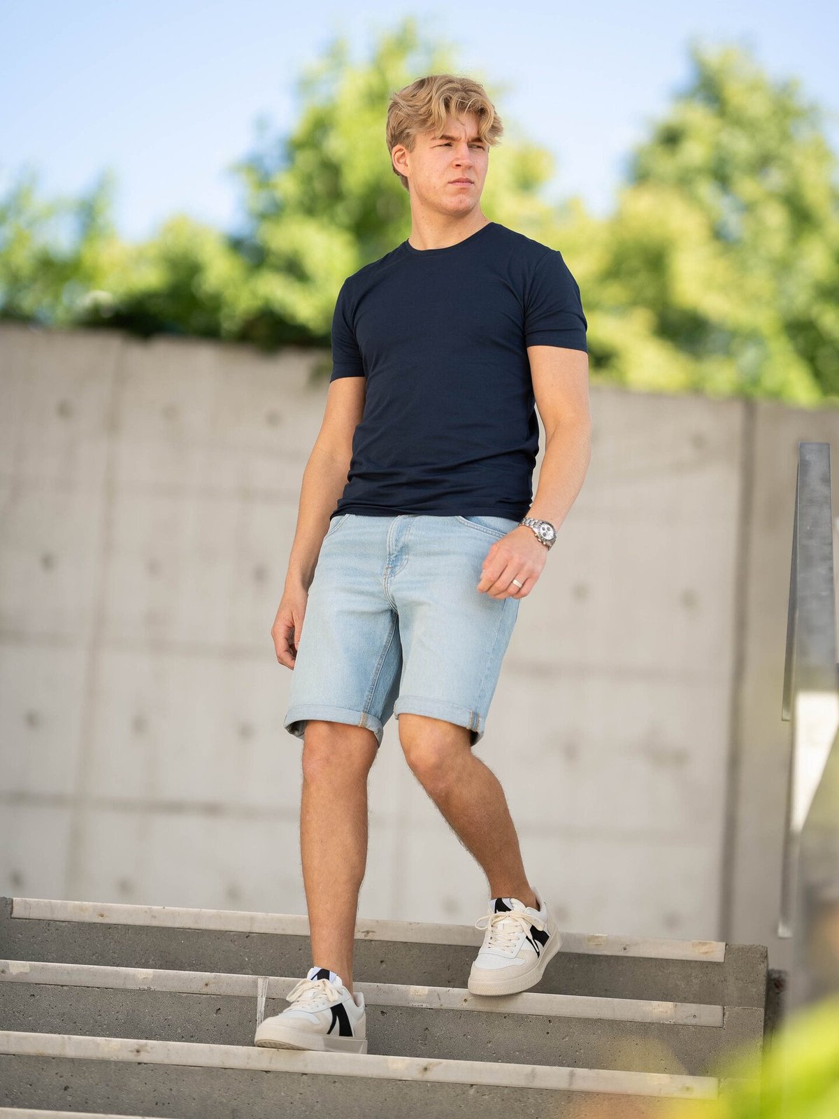 Lee 5 Pocket Short Lake Rain