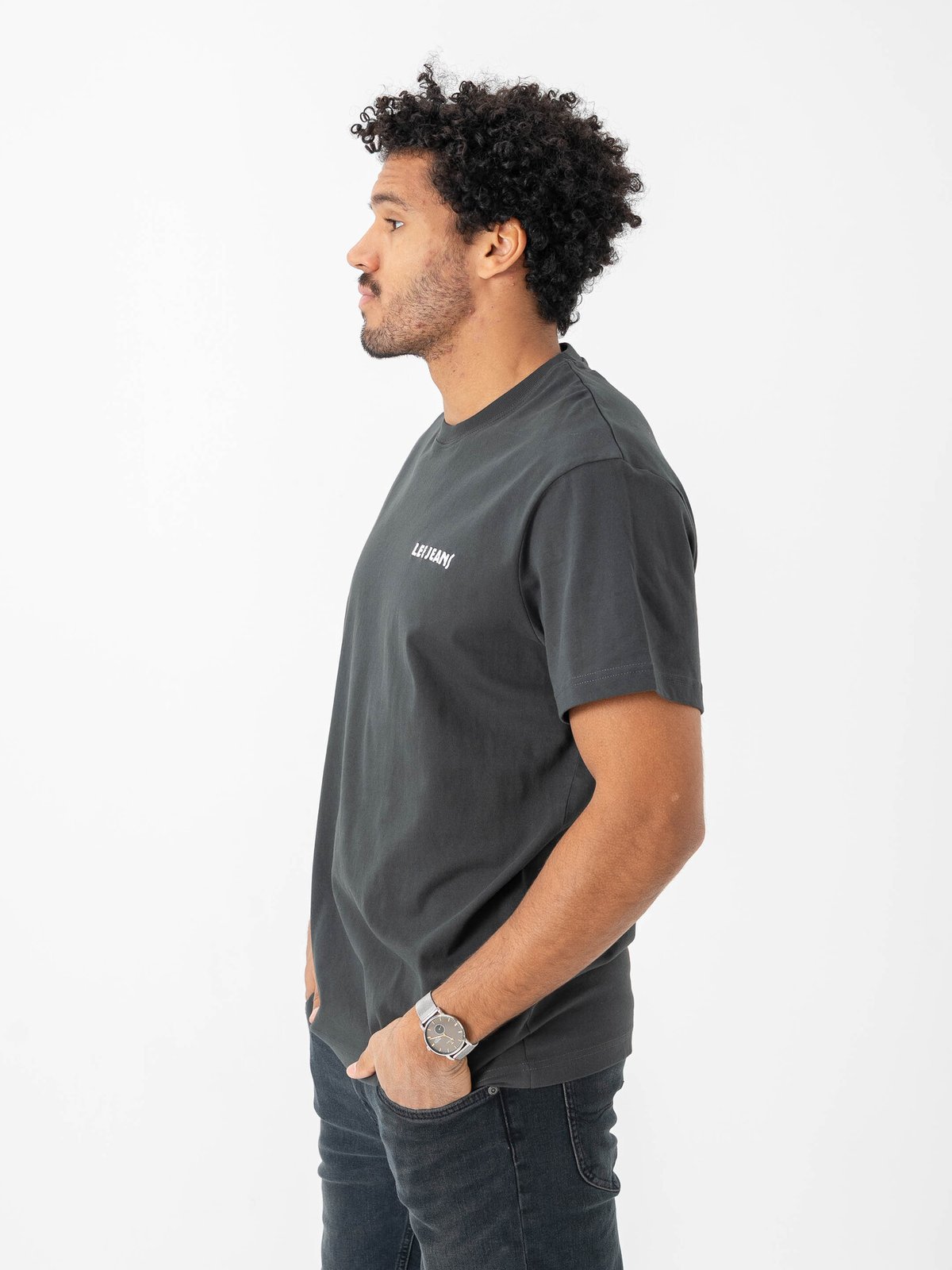 Lee Relaxed Graphic Tee Grå