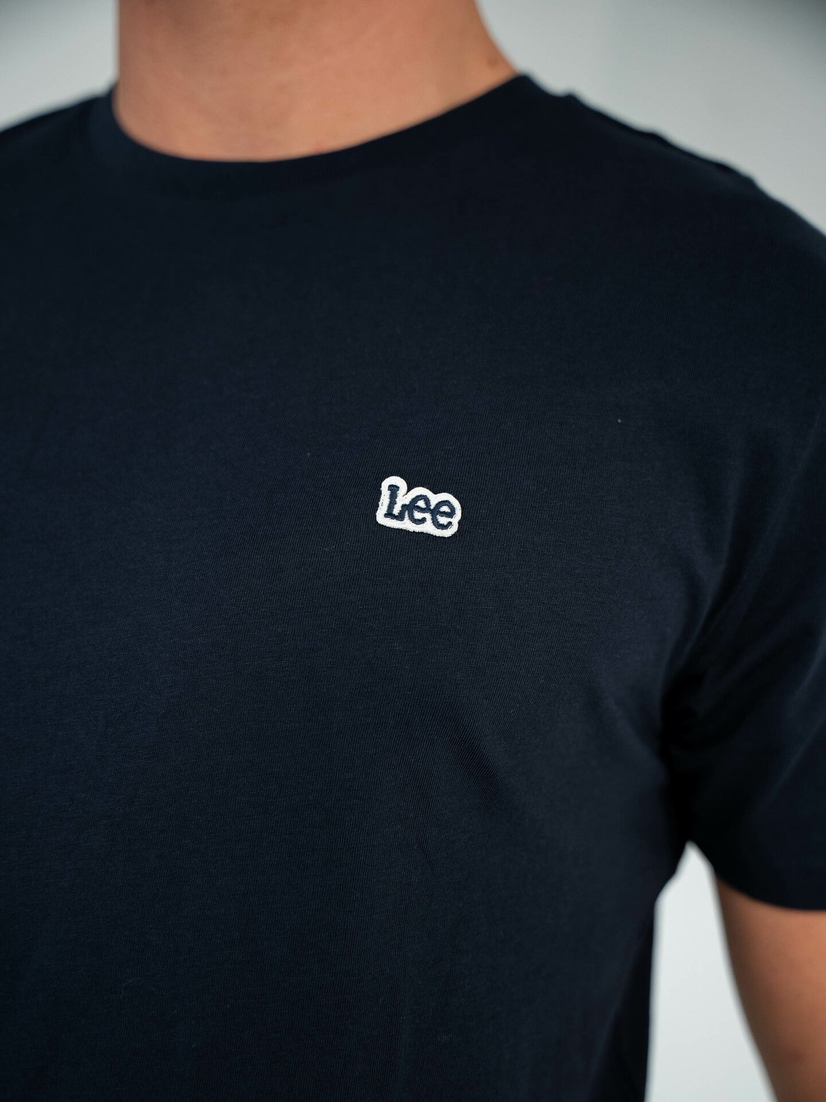 Lee Short Sleeve Patch Logo Tee Navy