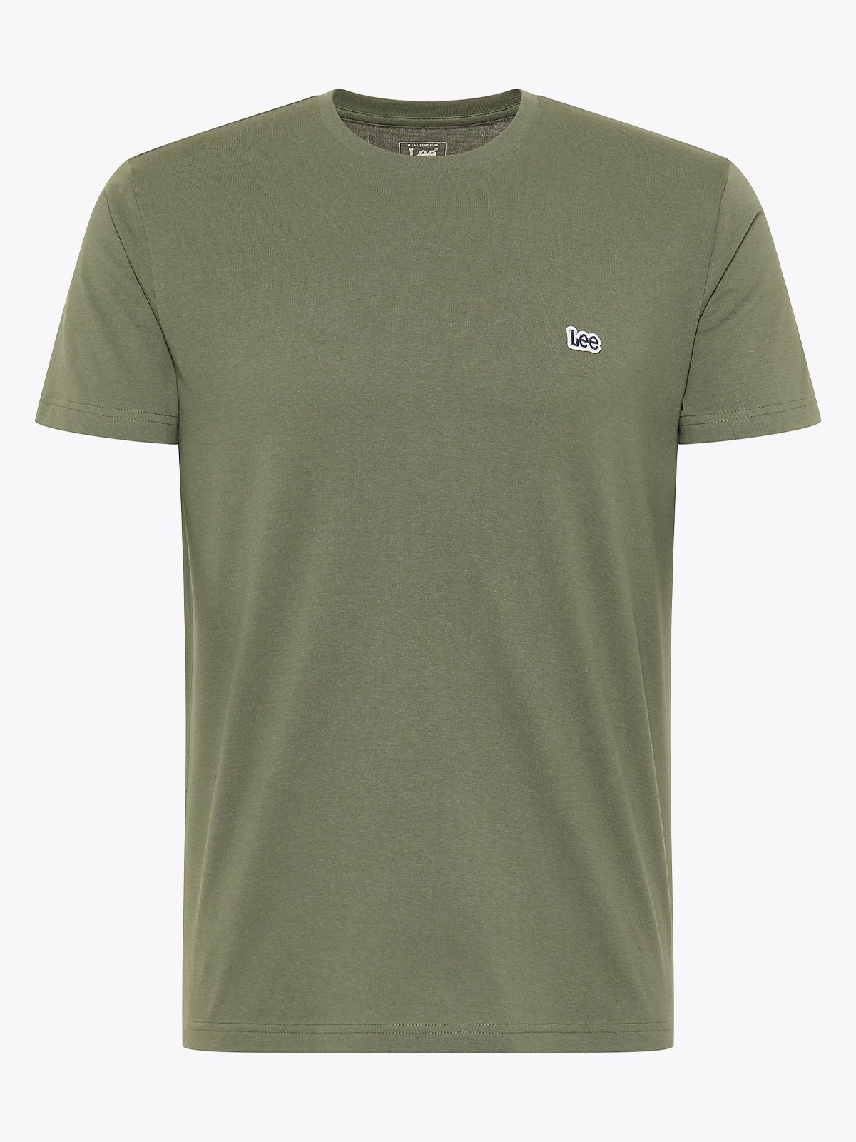 Lee Short Sleeve Patch Logo Tee Olive Grove