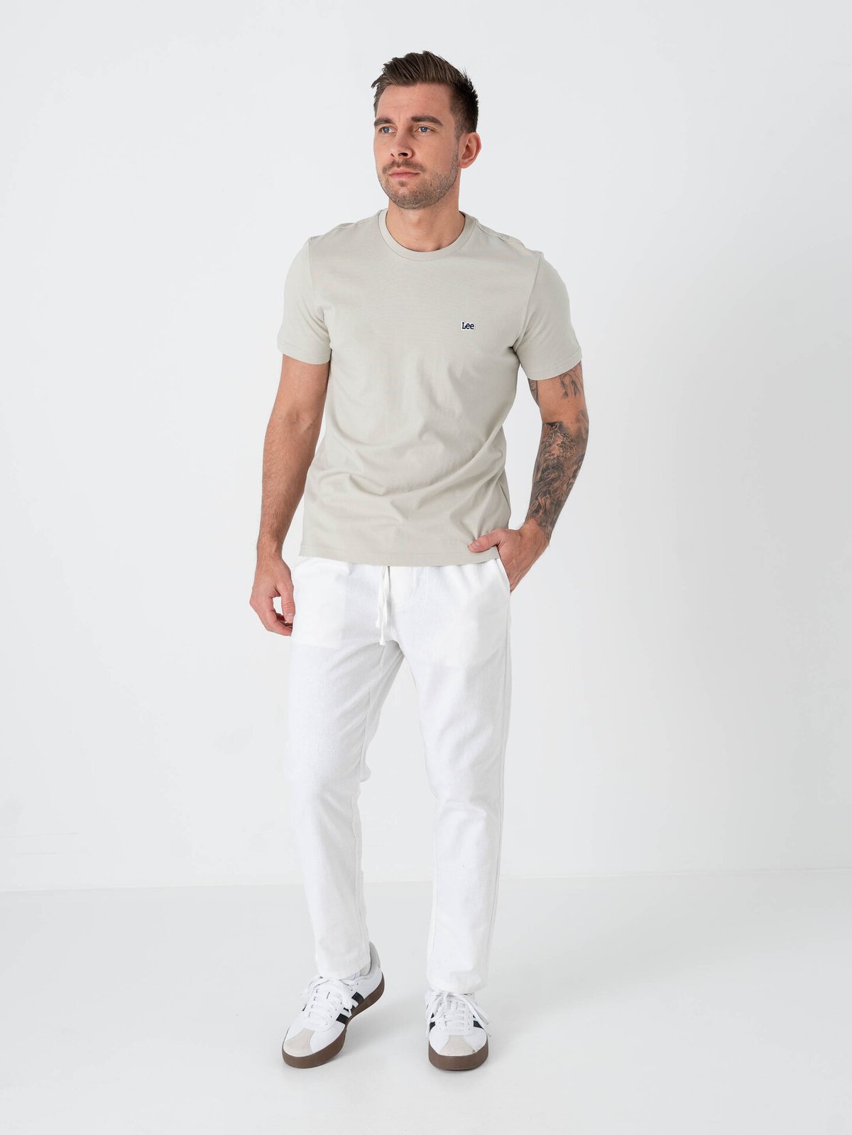 Lee Short Sleeve Patch Logo Tee Cove