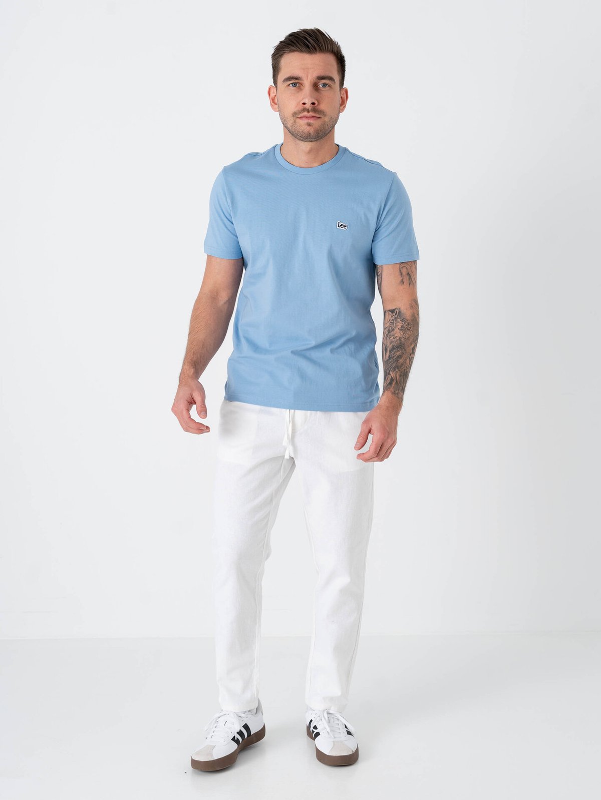 Lee Short Sleeve Patch Logo Tee Halogen