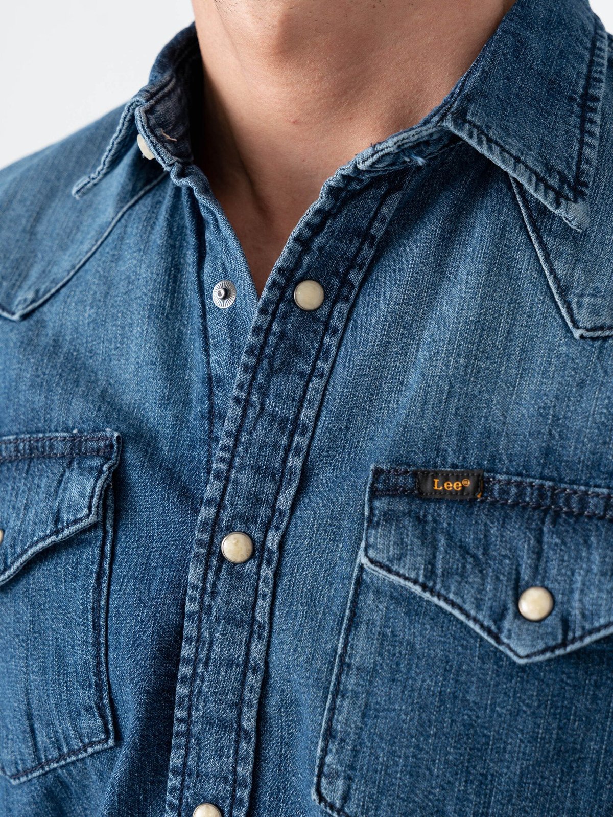 Lee Regular Western Shirt Blue