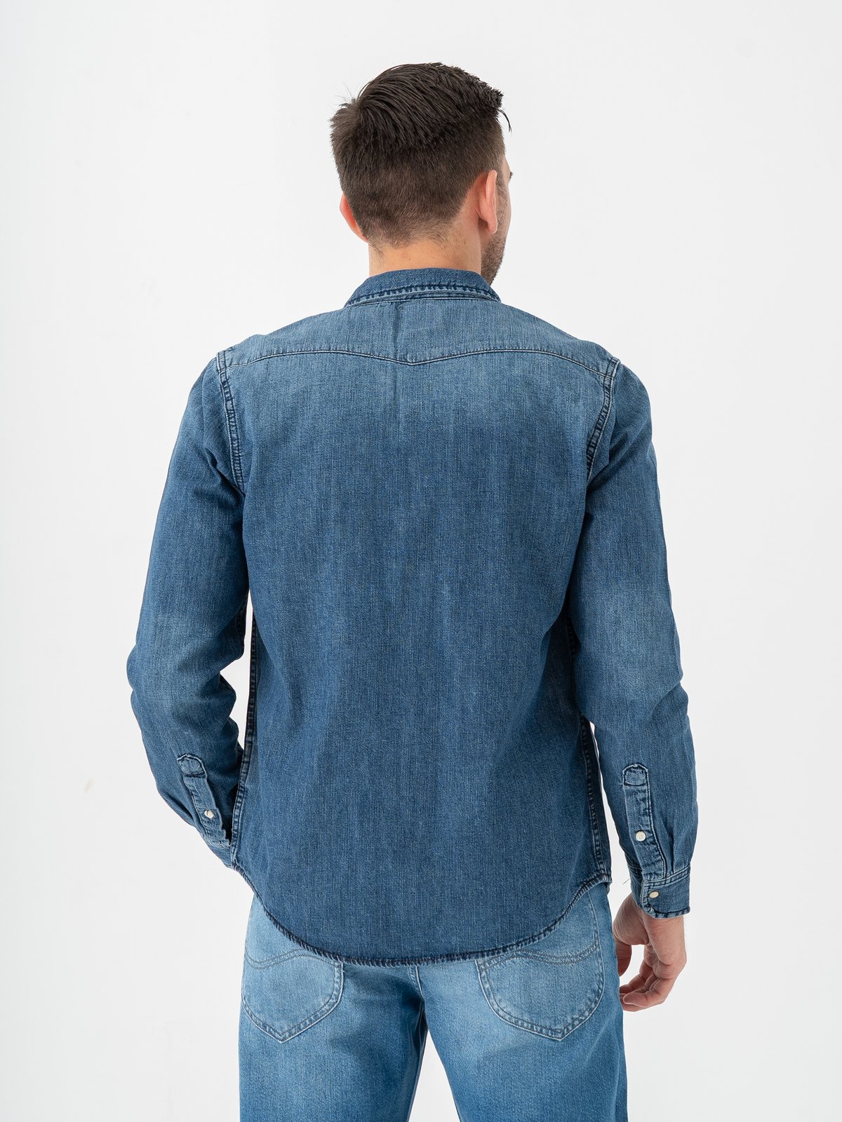 Lee Regular Western Shirt Blue