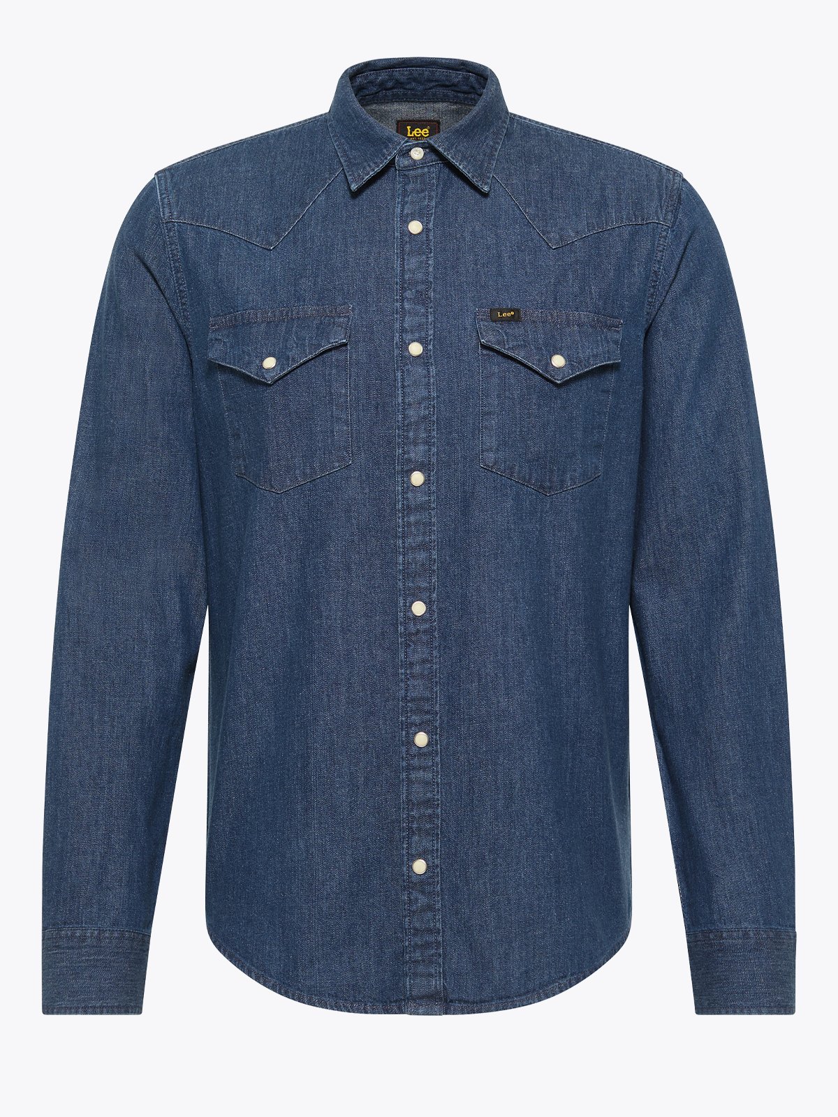 Lee Regular Western Shirt Mid Stone