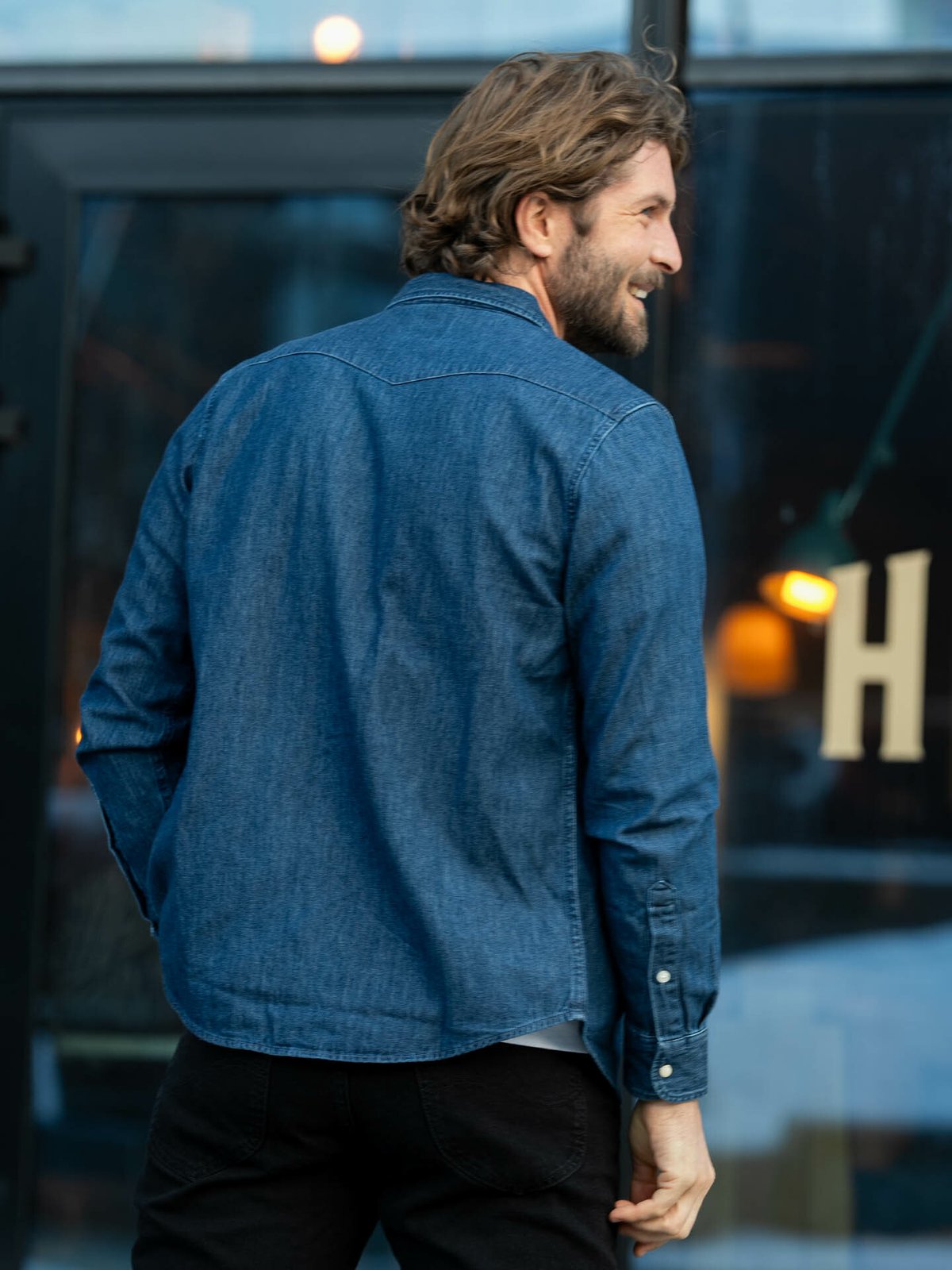 Lee Regular Western Shirt Mid Stone