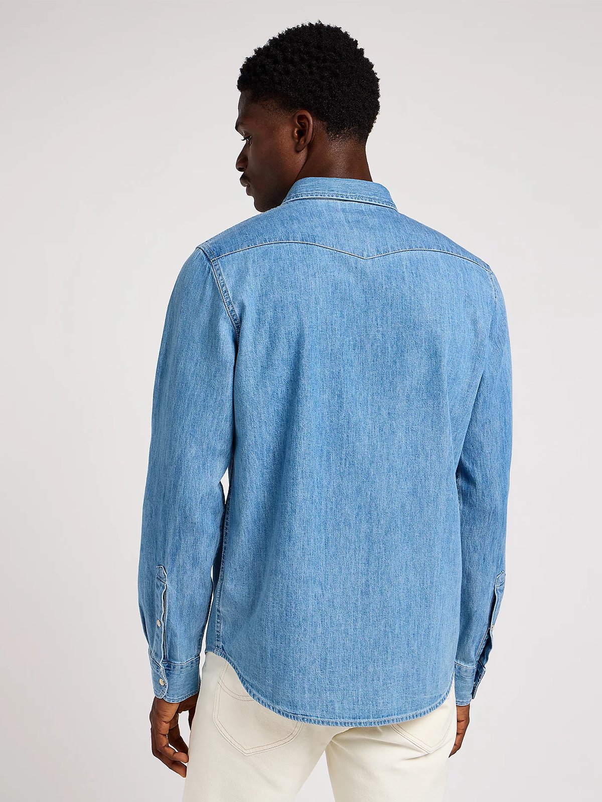 Lee Regular Western Shirt Shasta Blue