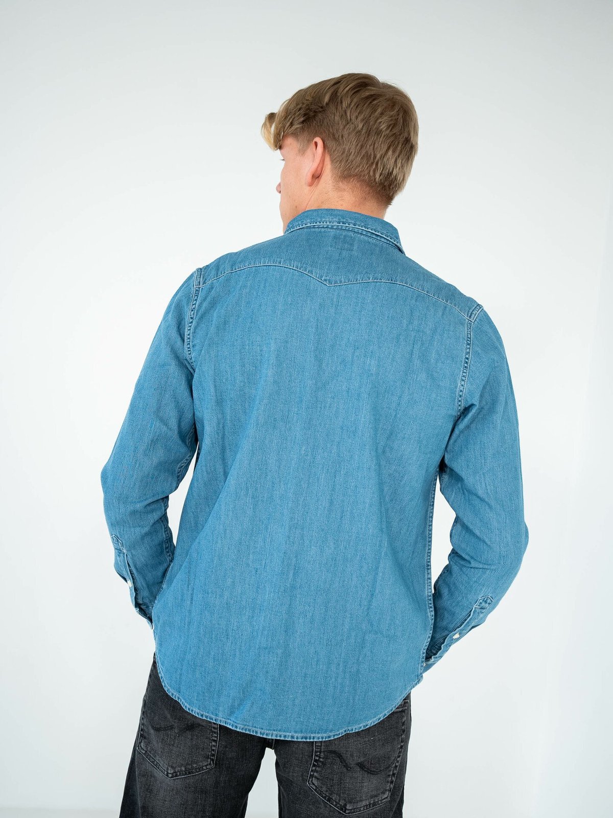 Lee Regular Western Shirt Shasta Blue