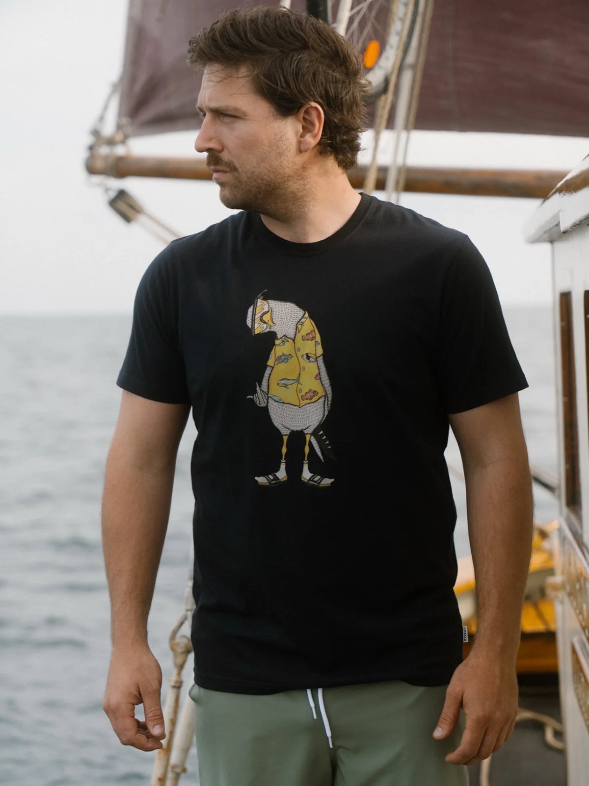 Lakor Flipping The Bird T-shirt Moonless Night