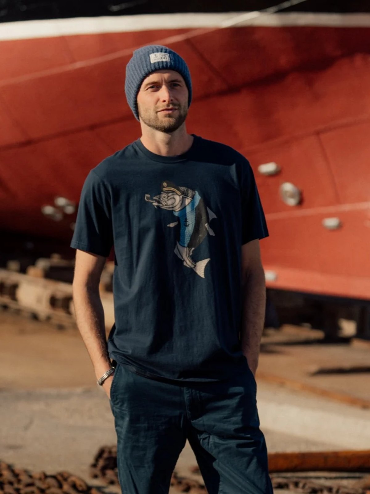 Lakor Haddock T-shirt Blueberry