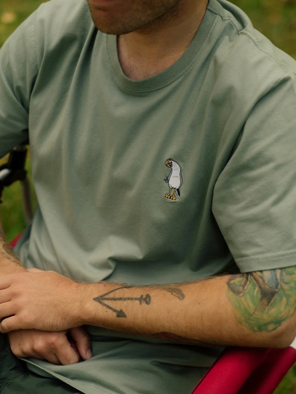 Lakor Mini Flipping The Bird T-shirt Seaspray