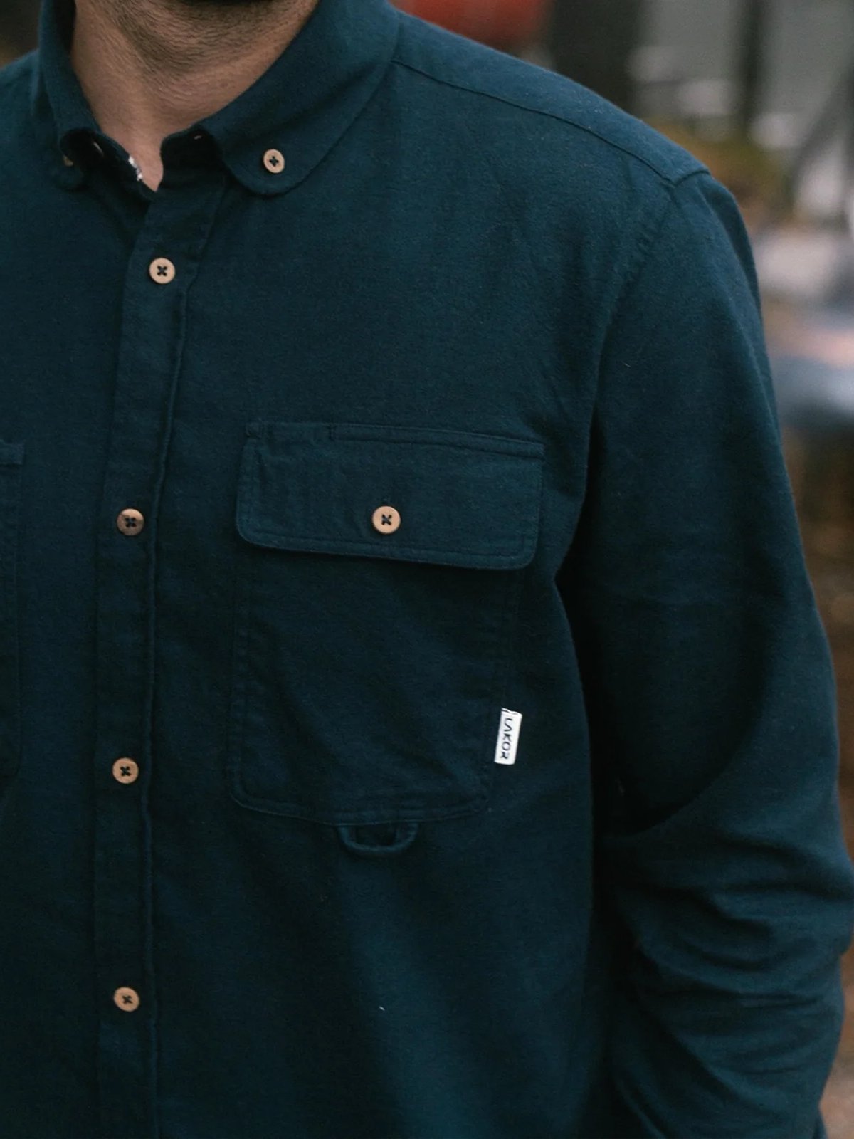 Lakor Moleskin Shirt Blueberry