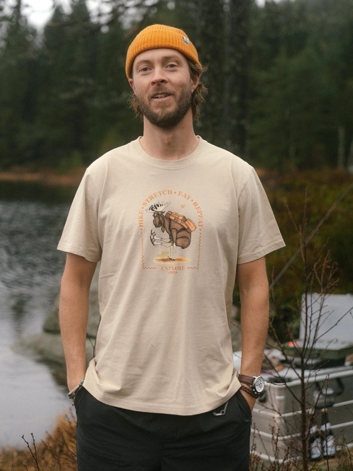 Lakor Hike Stretch T-shirt White Pepper