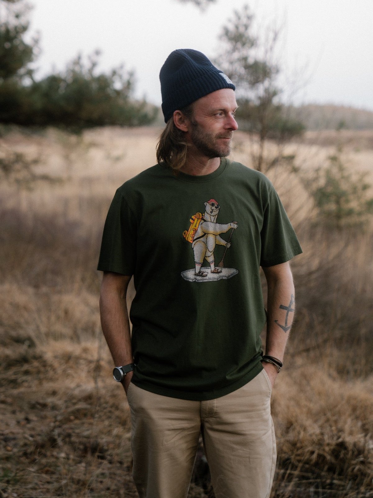 Lakor WASSUP T-shirt Riffle Green