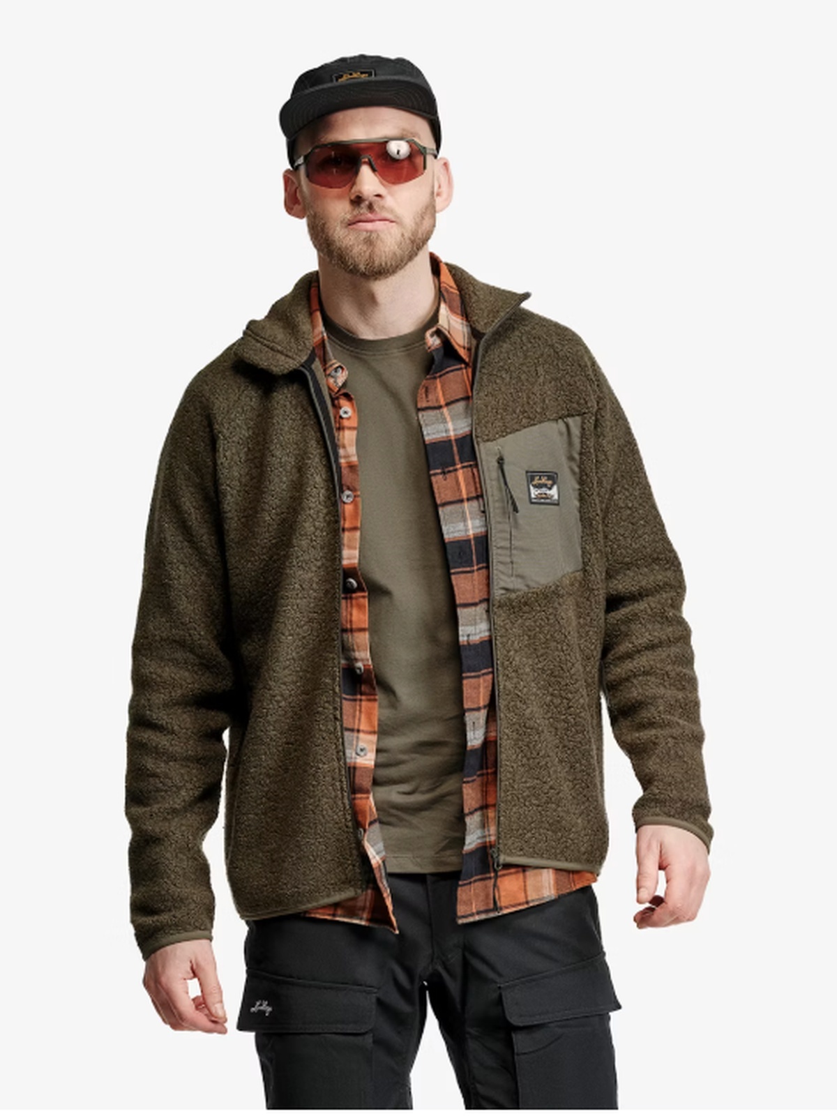 Lundhags Flok Wool Pile Forest Green