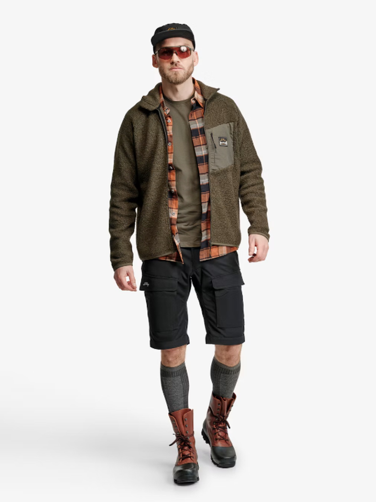 Lundhags Flok Wool Pile Forest Green