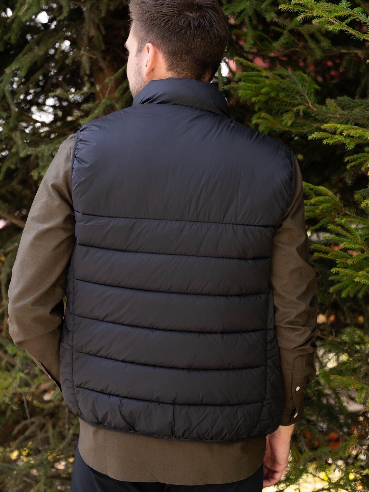 Lyle & Scott Wadded Gilet Dark Navy