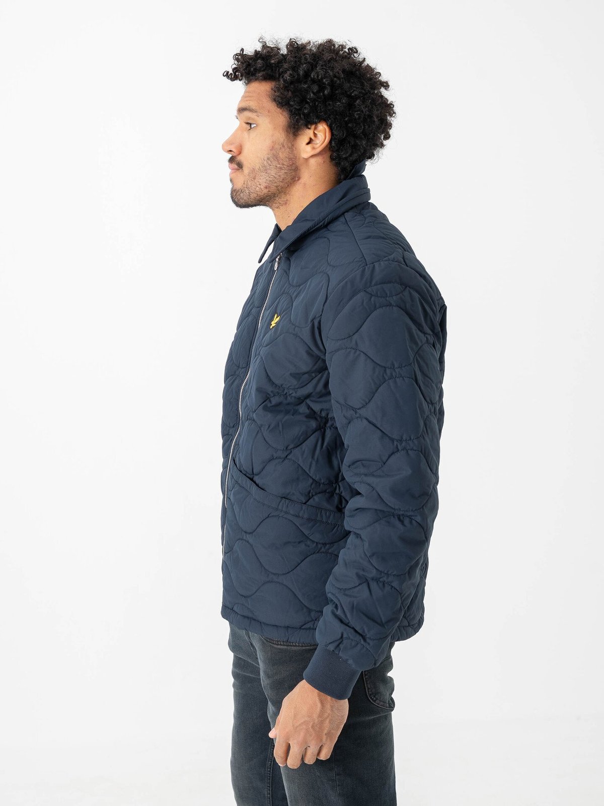 Lyle & Scott Quilted Ripstop Jacket Dark Navy