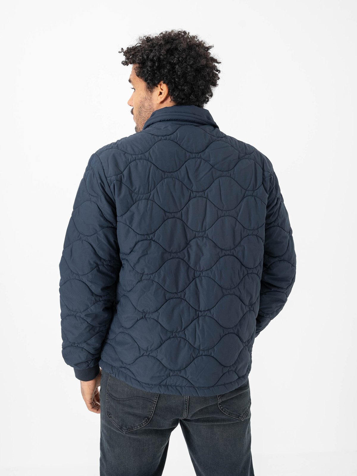 Lyle & Scott Quilted Ripstop Jacket Dark Navy
