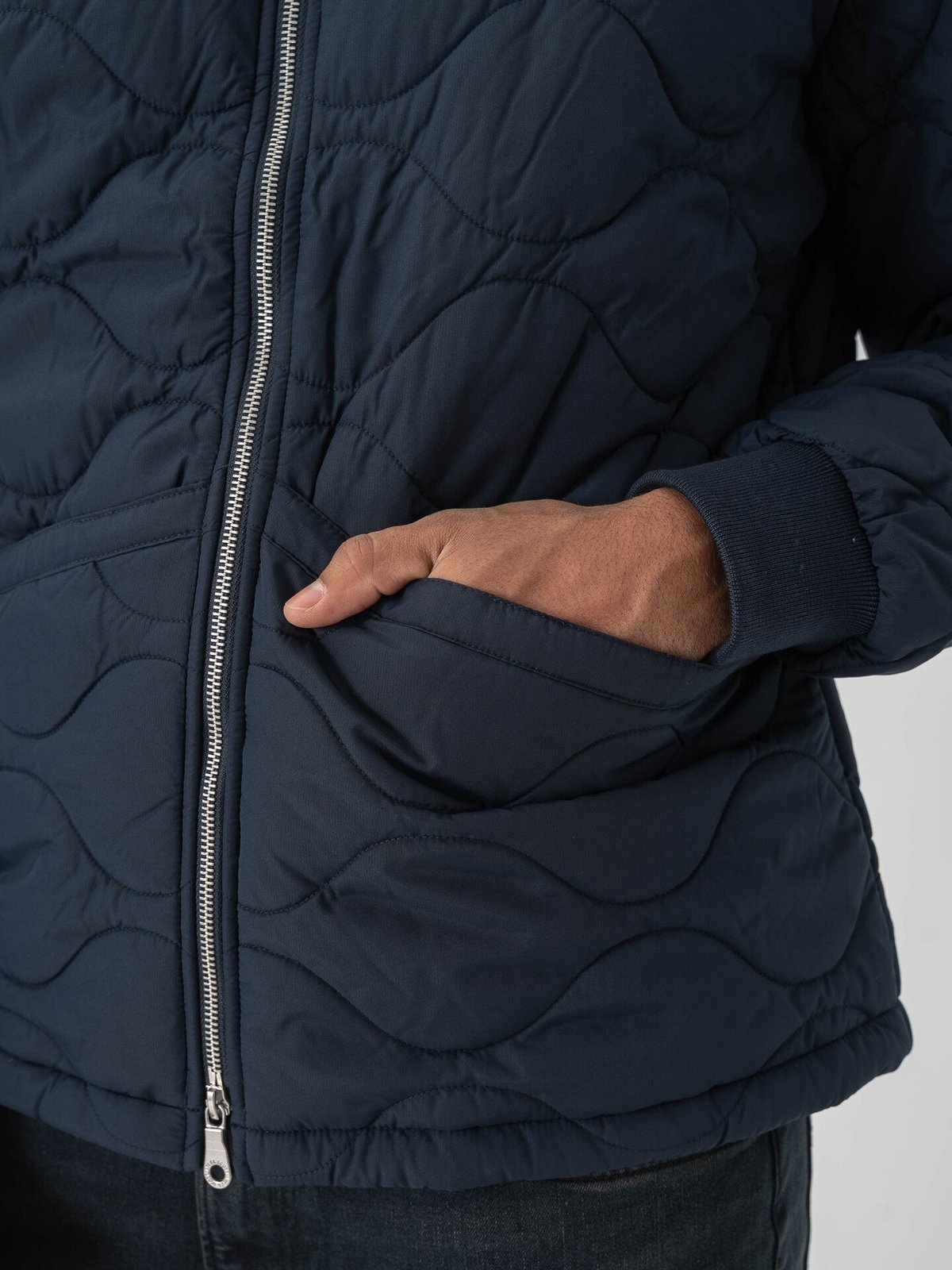 Lyle & Scott Quilted Ripstop Jacket Dark Navy