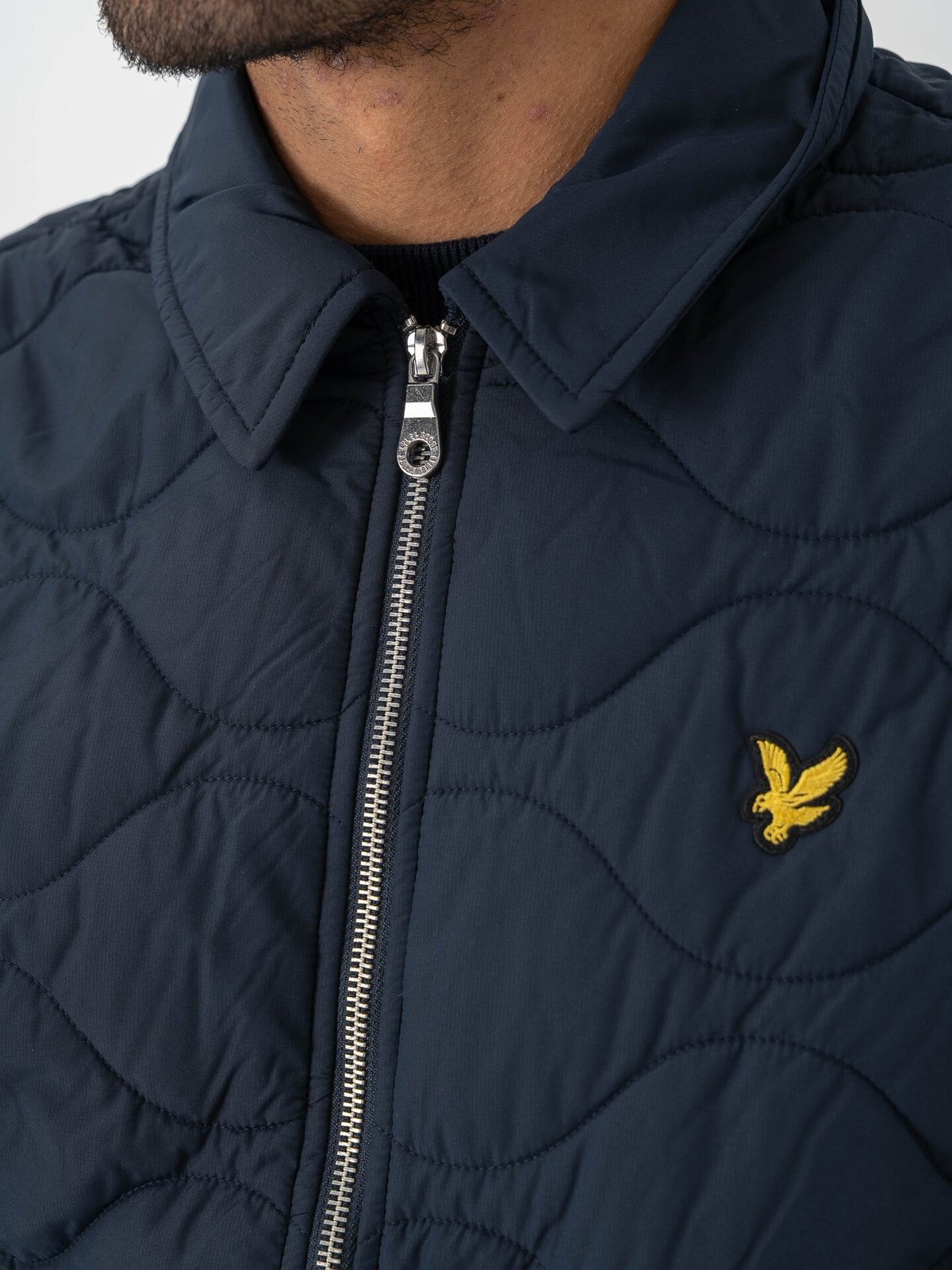 Lyle & Scott Quilted Ripstop Jacket Dark Navy