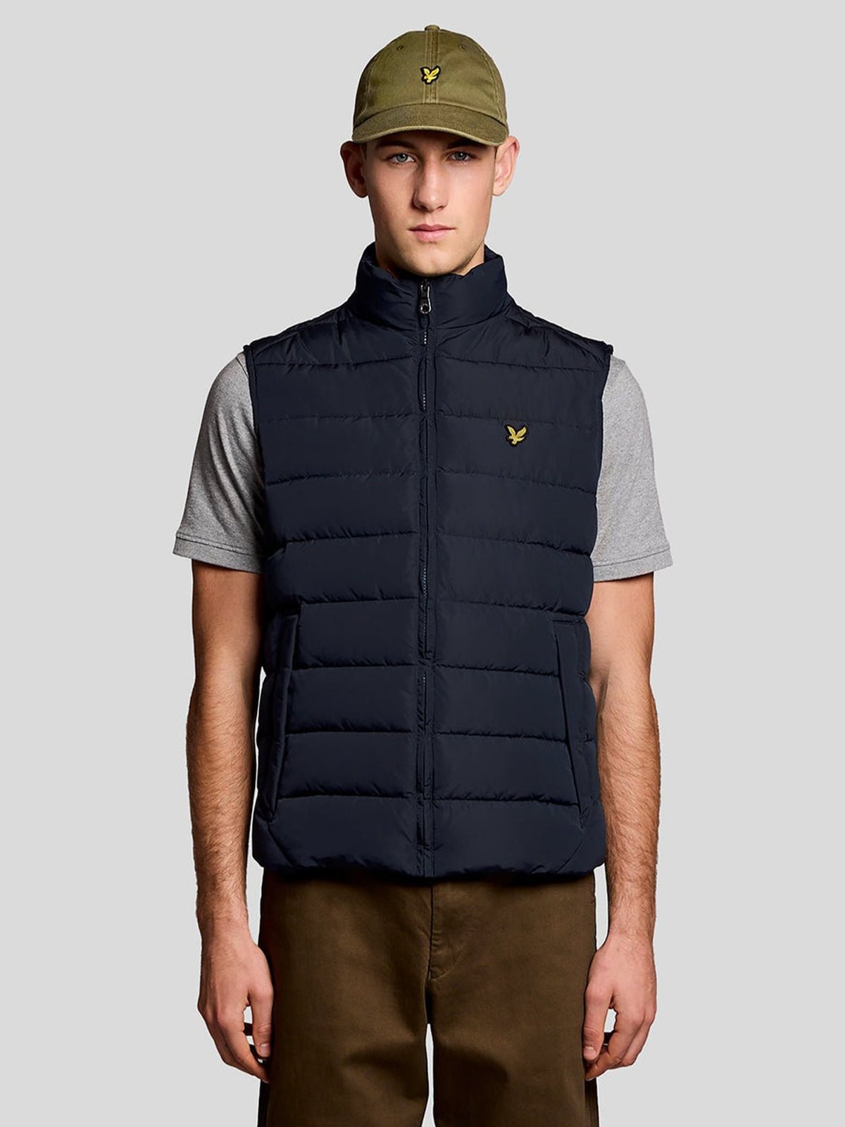 Lyle & Scott Quilted Gilet Dark Navy