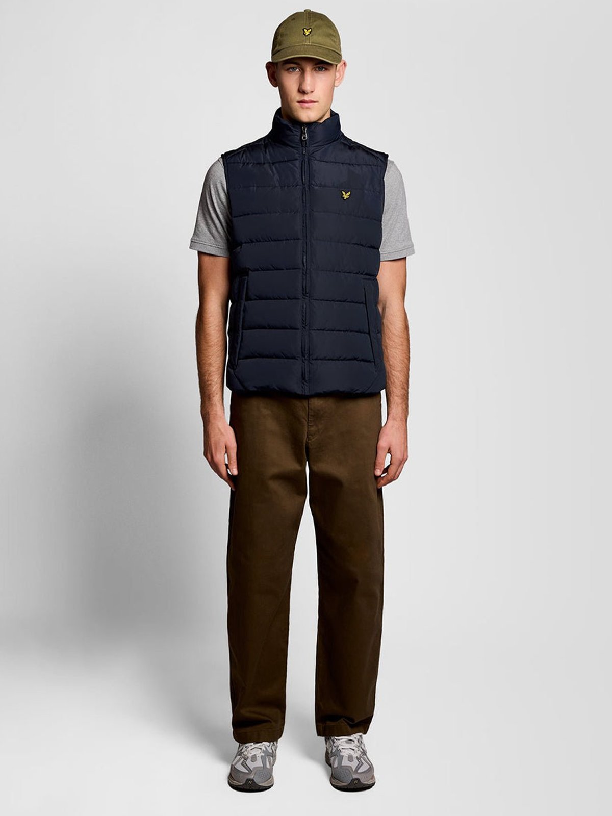 Lyle & Scott Quilted Gilet Dark Navy