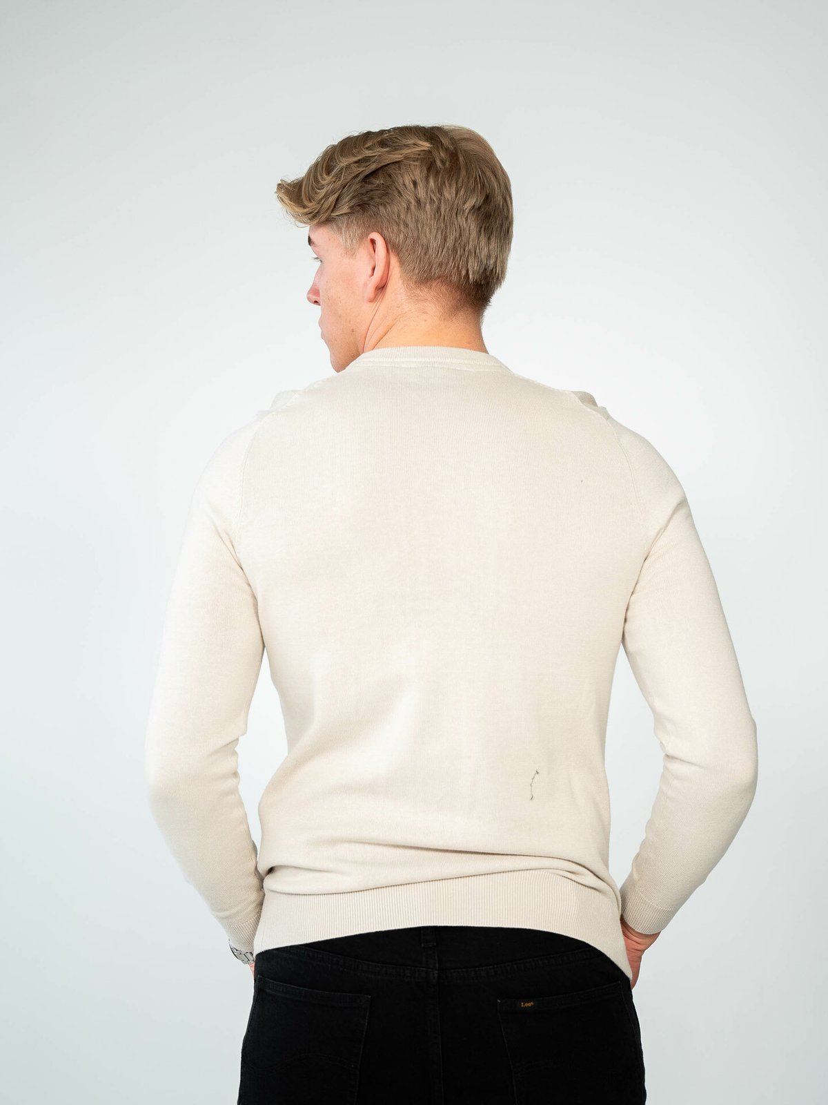 Lyle & Scott Crew Neck Cotton Jumper Cove
