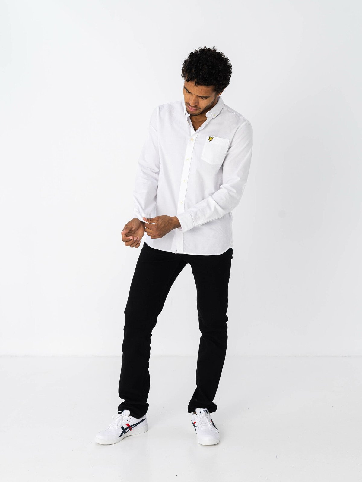 Lyle & Scott Regular Fit Light Weight Oxford Shirt White