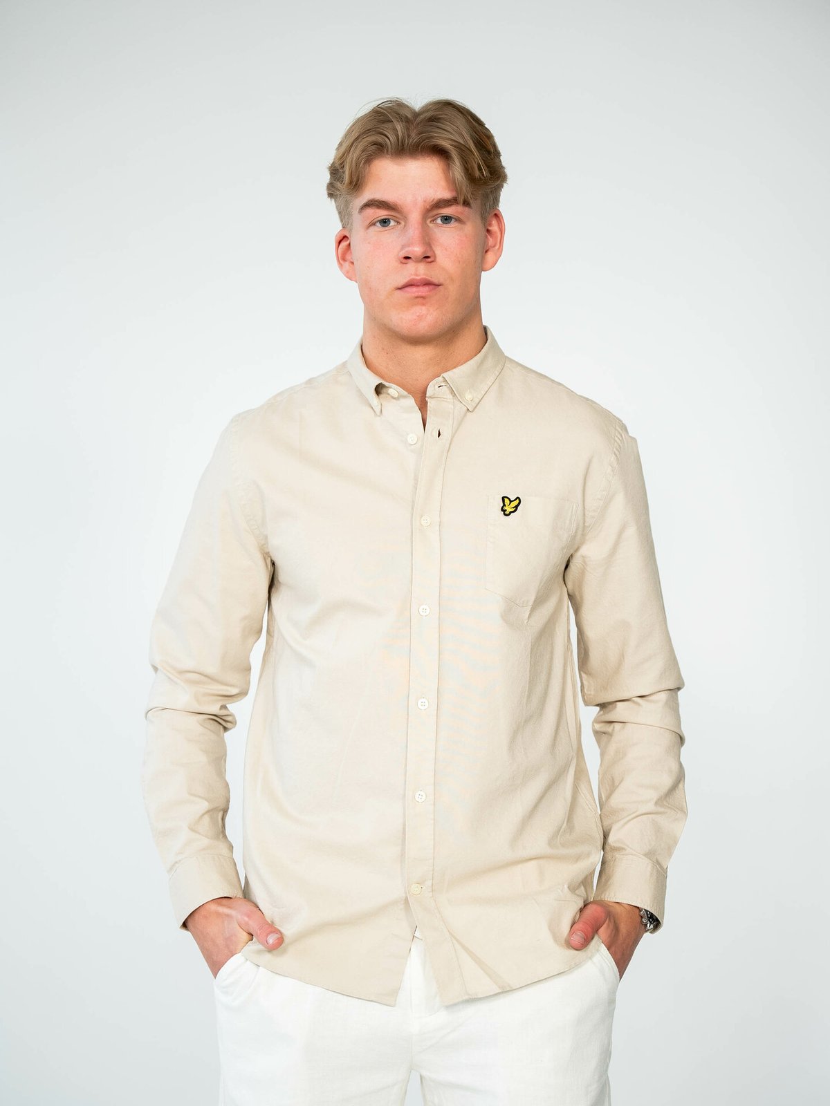 Lyle & Scott Regular Fit Light Weight Oxford Shirt Cove