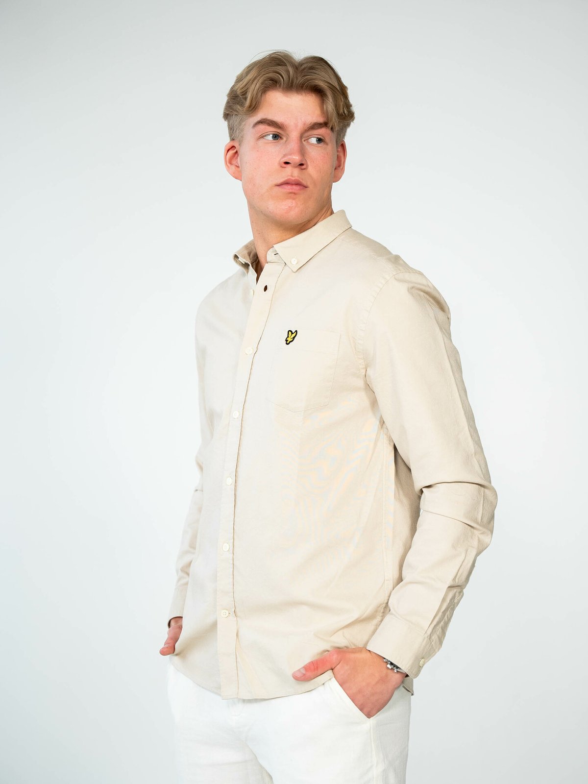 Lyle & Scott Regular Fit Light Weight Oxford Shirt Cove